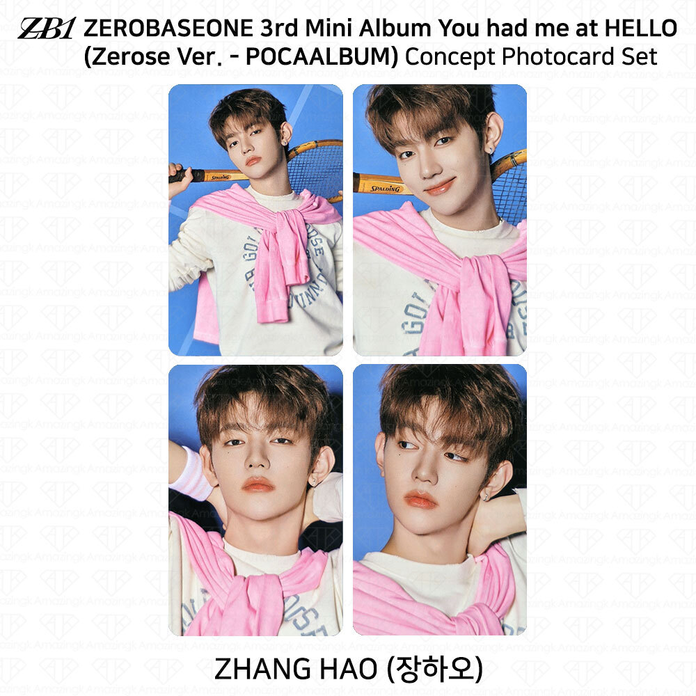 ZEROBASEONE ZB1 You had me at HELLO Zerose Ver Pocaalbum Official Photocard KPOP
