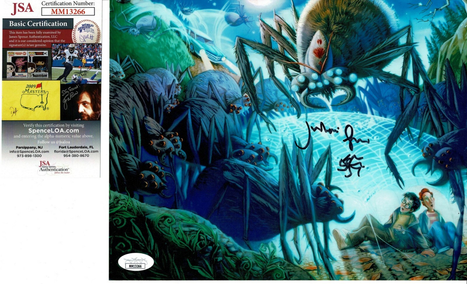 JULIAN GLOVER as ARAGOG SIGNED 8X10 PHOTO HARRY POTTER CHAMBER SECRETS JSA COA