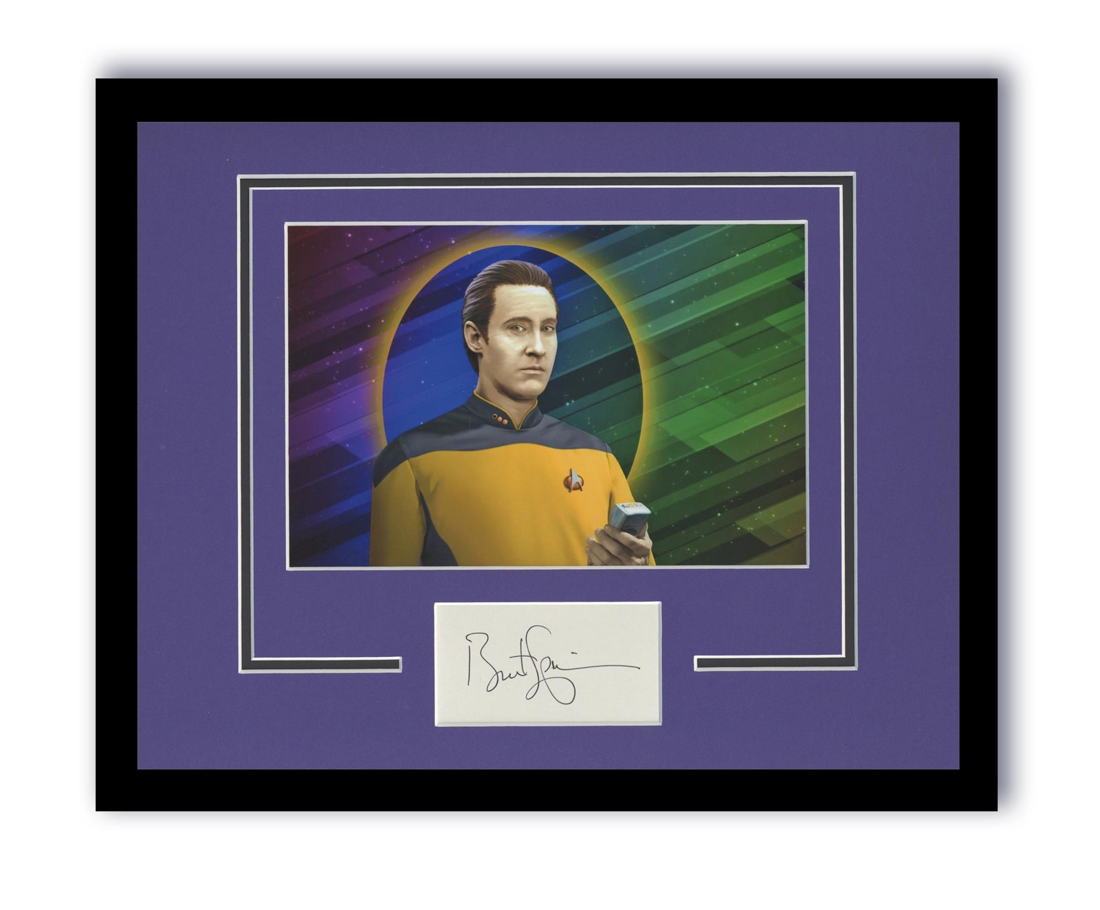 Star Trek Data Brent Spiner Autographed Signed 11×14 Framed Photo ACOA