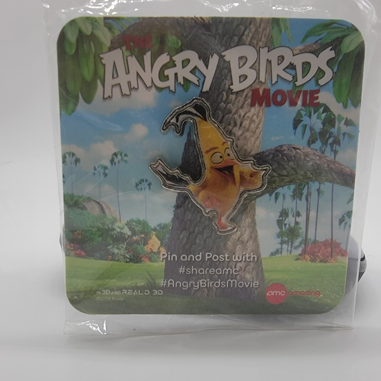 The Angry Birds Movie Chuck Pin AMC Exclusive Promotional Item Promo