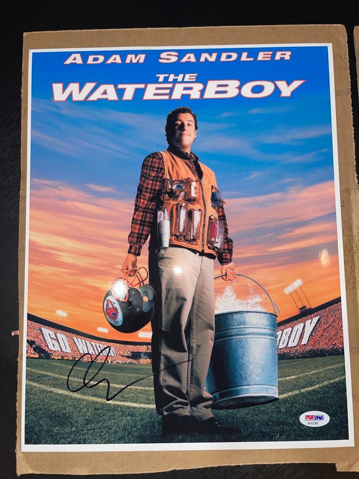 Adam Sandler Signed 11×14 The Waterboy Photo PSA/DNA