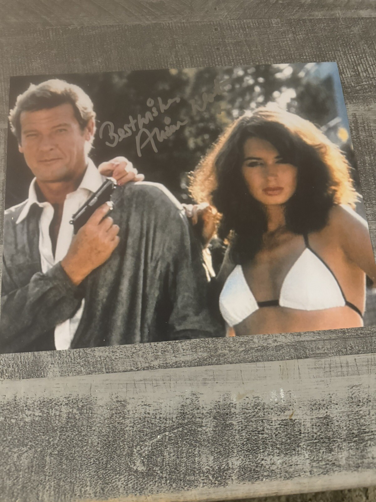 Alison Worth autographed 8×10 Photo COA James Bond 007