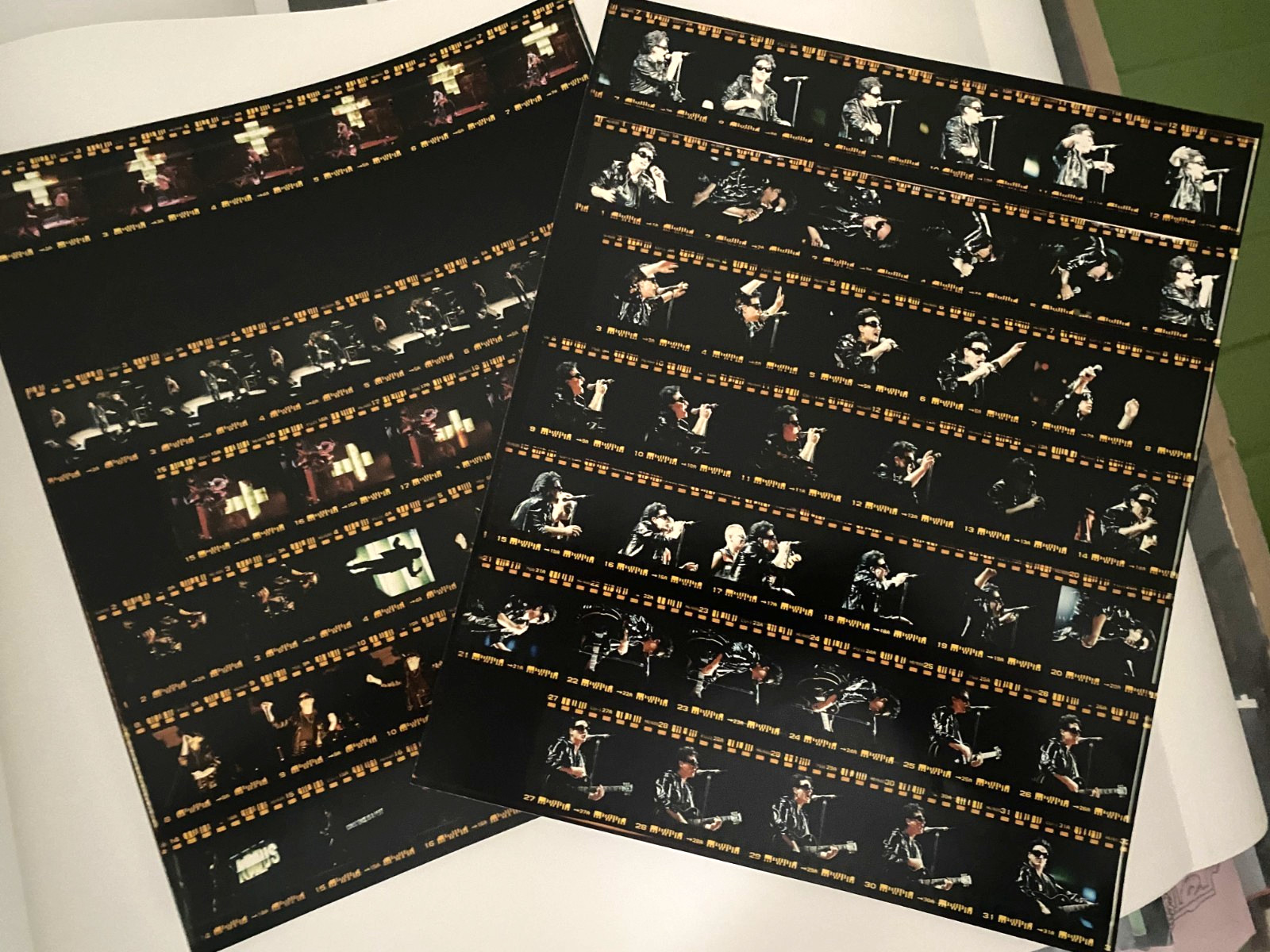 U2 Original Photo Proof Sheet Achtung Baby Zoo TV Tour 1992