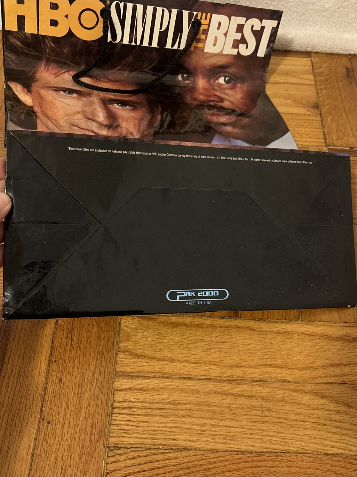 Vintage 1990 HBO Batman/Lethal Weapon 2 Promotional Bag Pak2000 FREE SHIP
