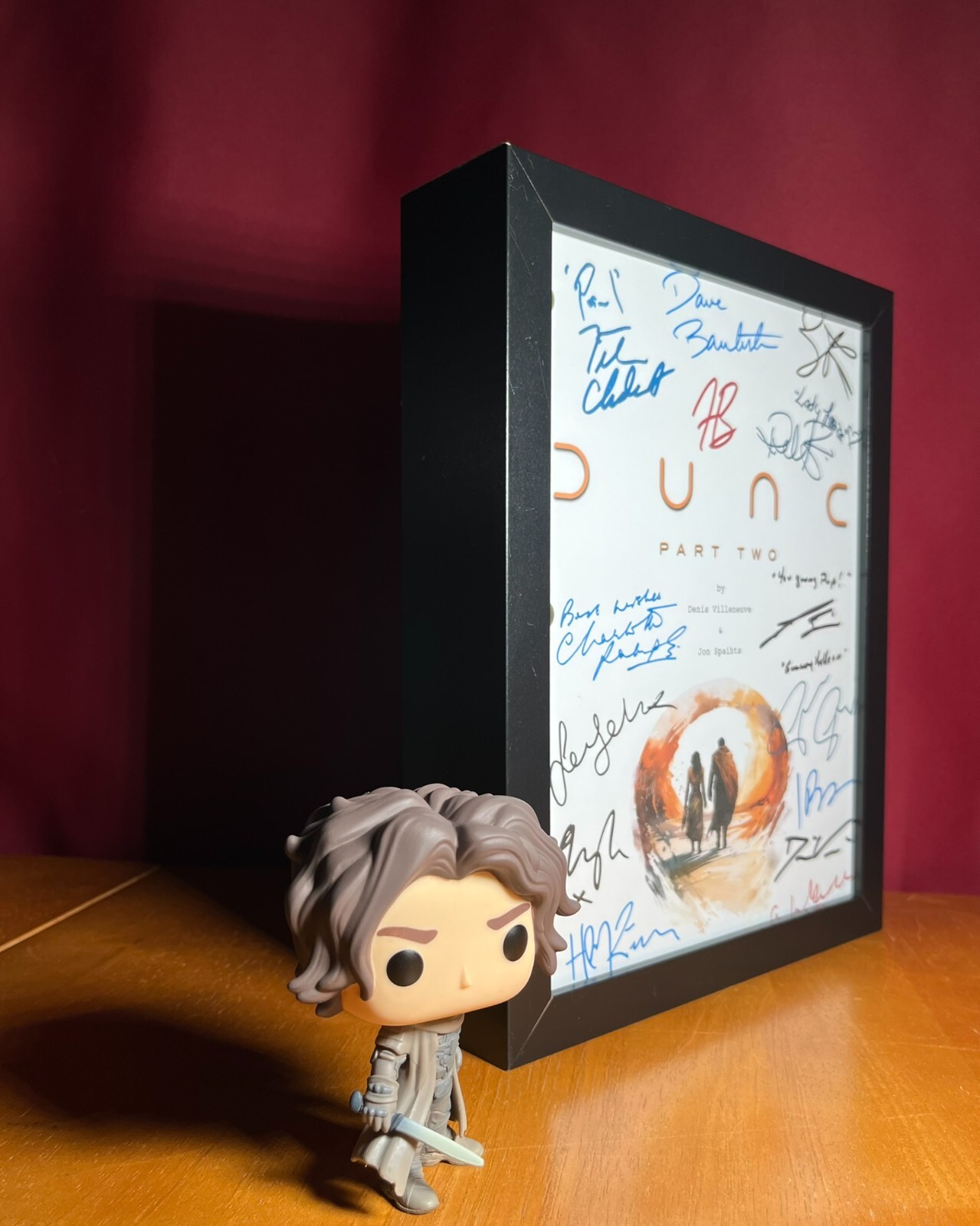 Dune Part Two Script Signed- Autograph Reprints- Dune Part 2 Script