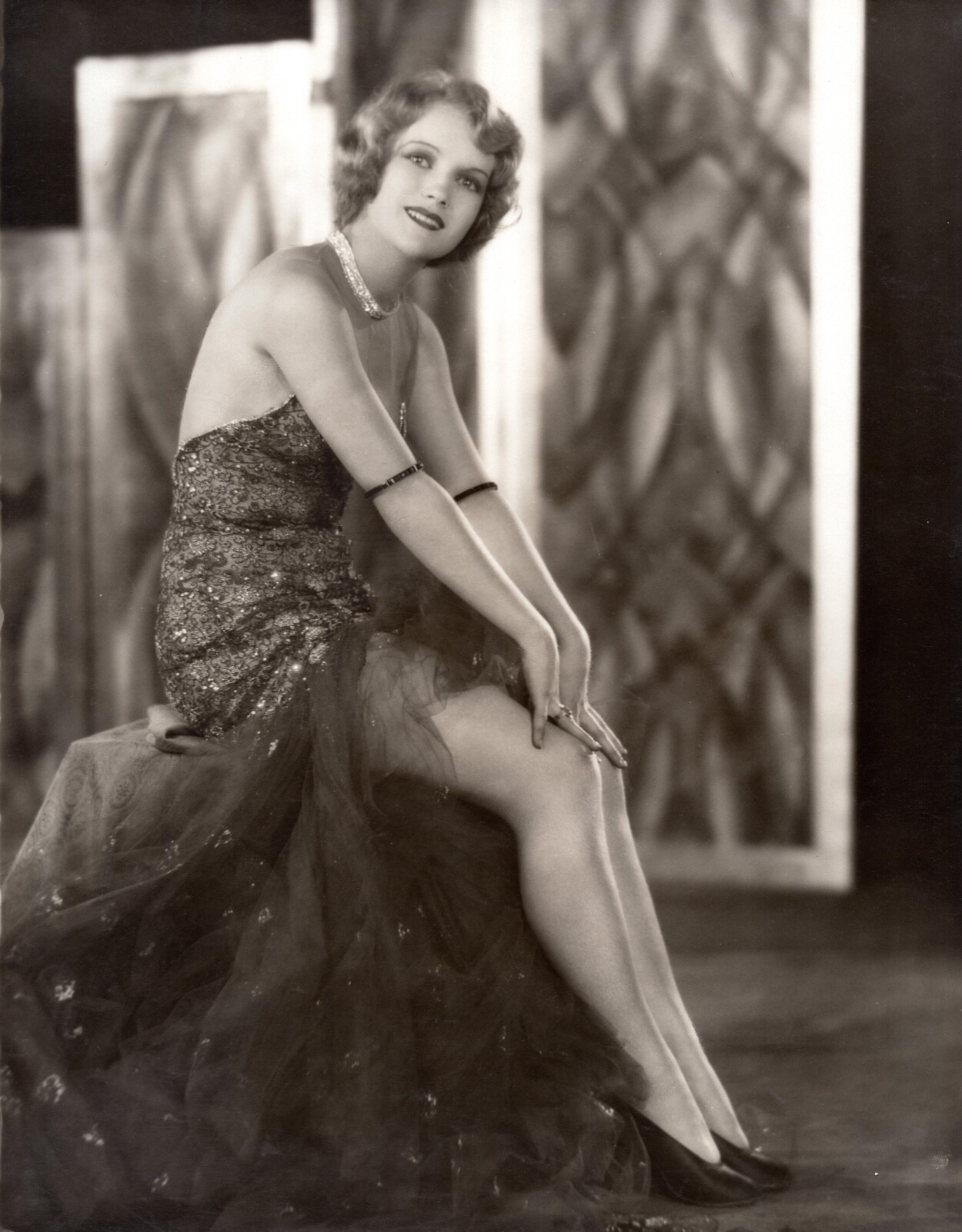 GLAMOROUS SEPIA 1920 11×14 ADELE FERGES EDWIN BOWER HESSER SILVER GELATIN PHOTO