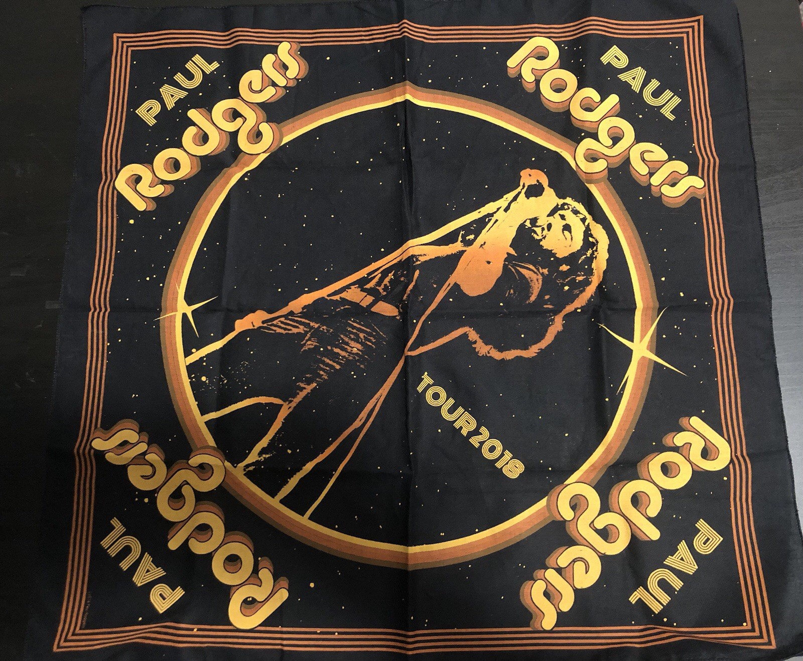 Paul Rodgers 2018 Tour Bandana Bad Company Free