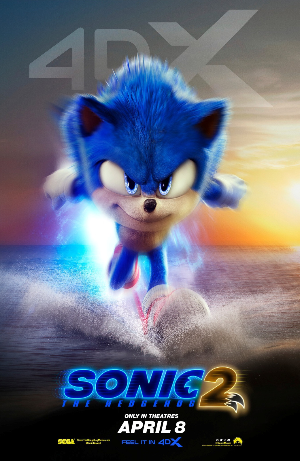 sonic 2 (11″ x 17″) Movie Collector’s Poster Print (T2) – B2G1F