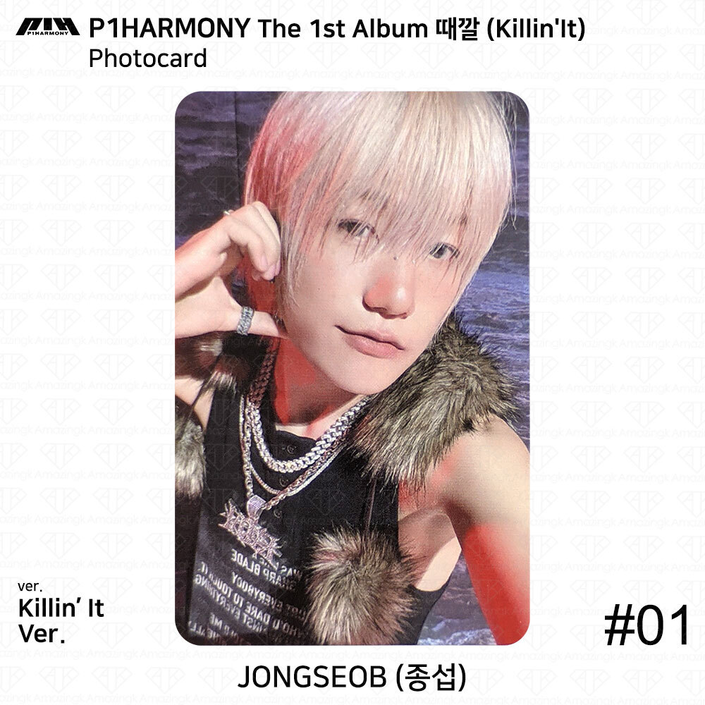 P1Harmony The 1st Album Killin’It Superb Ver Photocard Polaroid Theo Keeho Intak