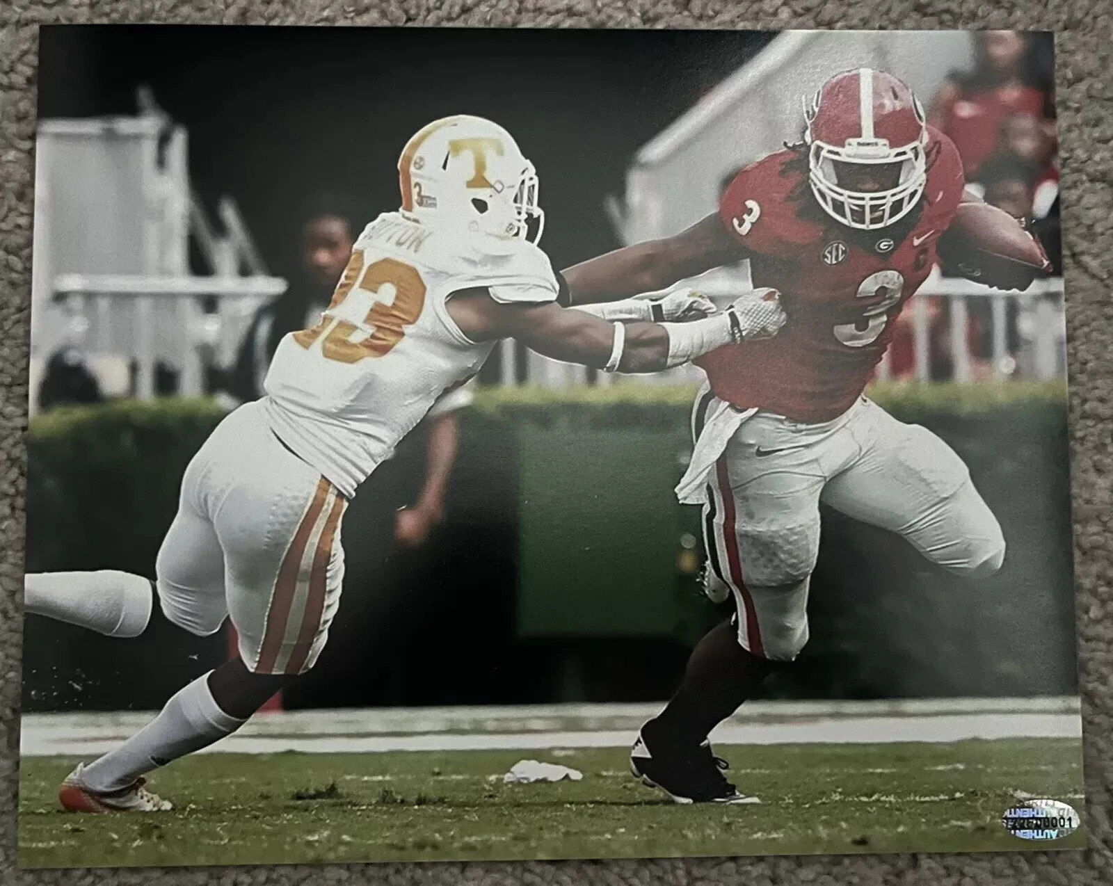 Todd Gurley Uga Georgia Bulldogs Breaks Tackle Vs Tennessee 8×10 PHOTO PRINT