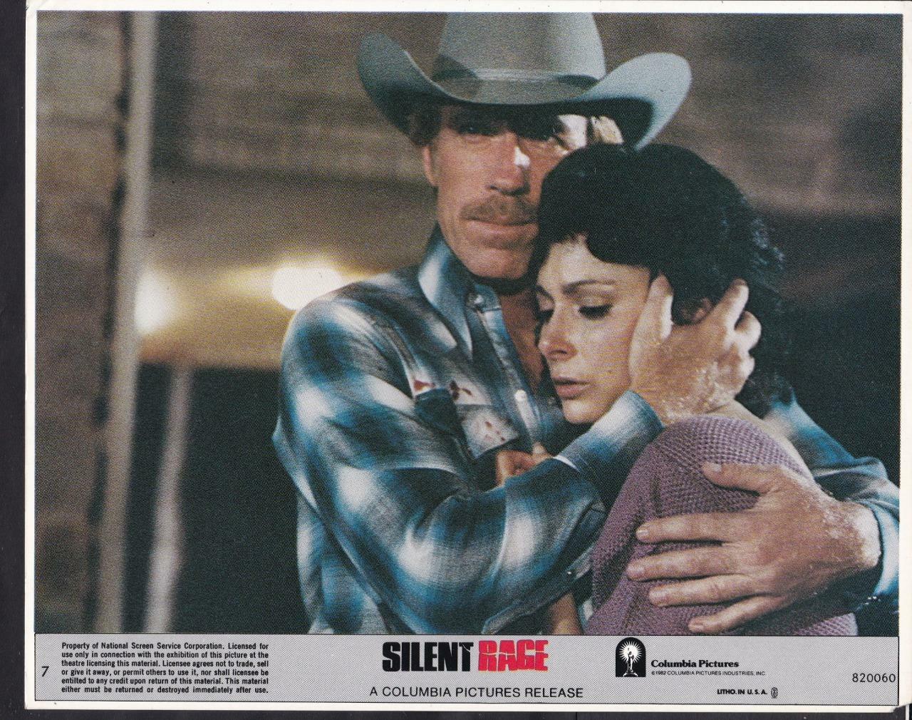 Chuck Norris Toni Kalem closeup in Silent Rage 1982 movie photo 34790