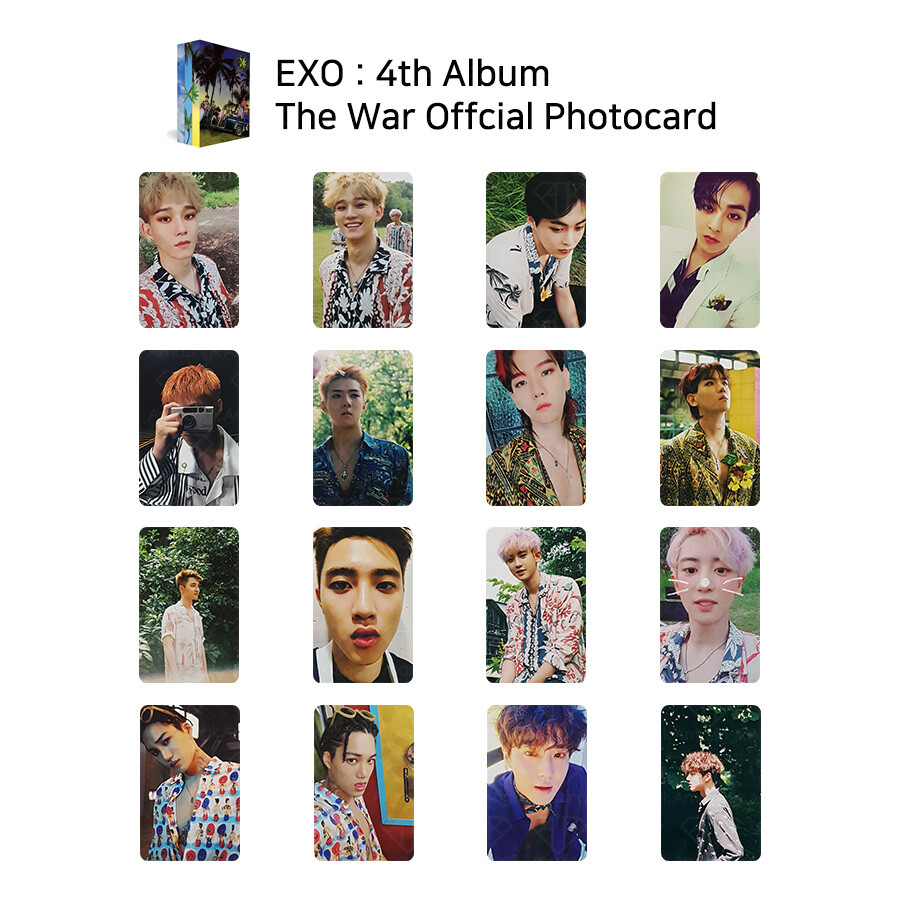 EXO 4th Album The War KO KO BOP Official Photocard KPOP K-POP