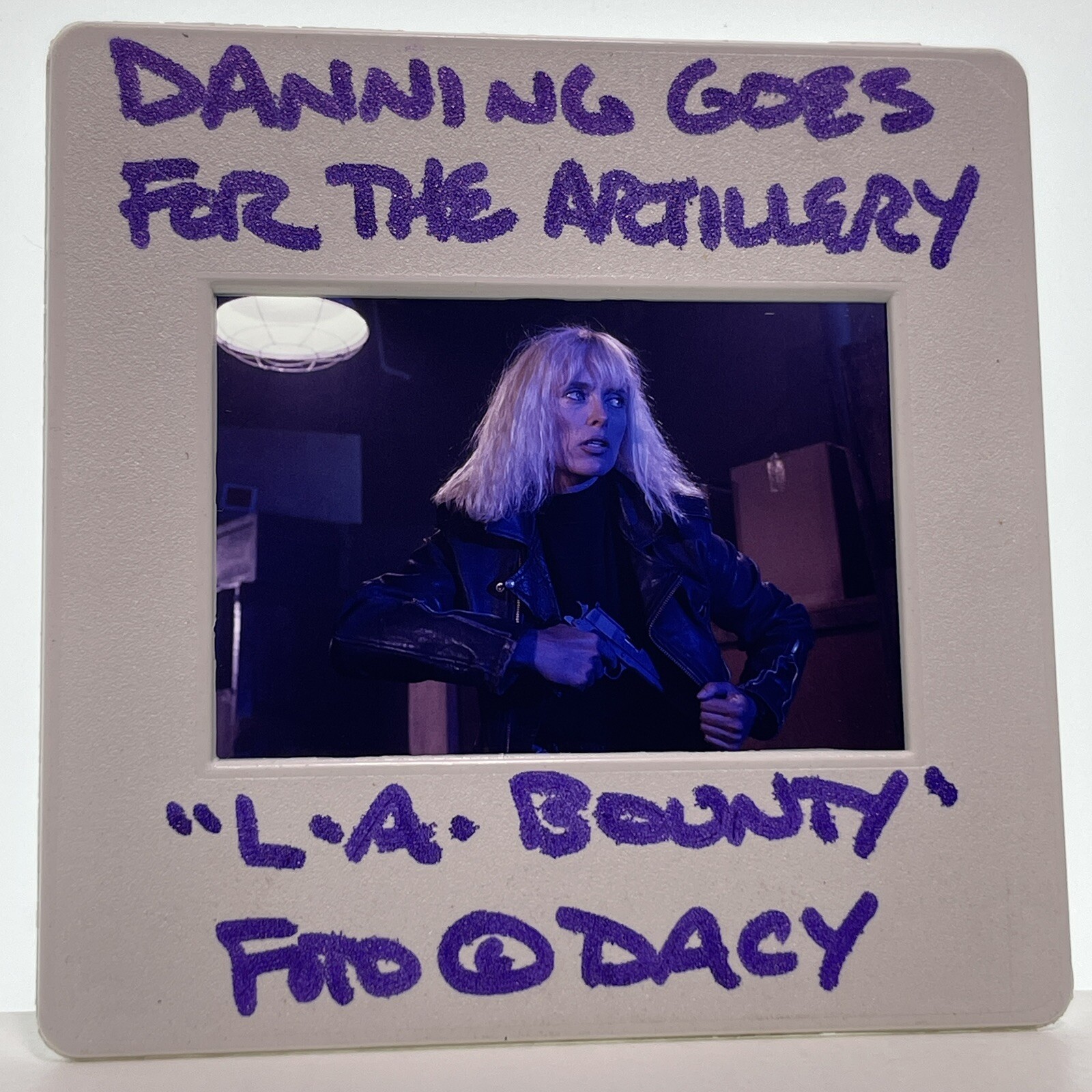35mm Slide Sybil Danning in L.A. Bounty 80s Movie Vintage Publicity Promotion #4