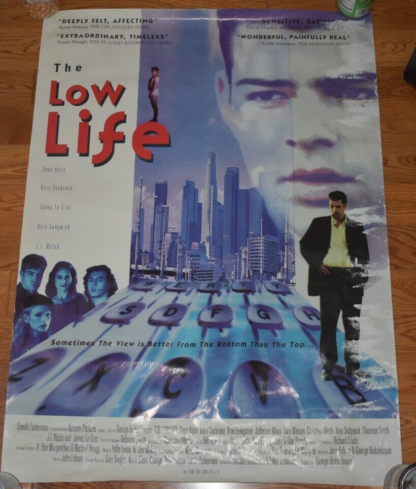 26″ X 36″ 1996 The Low Life One Sheet Movie Poster Rare Design Original