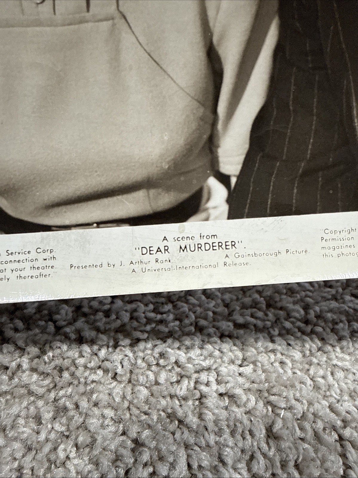 Original Vintage Photo 1948 Dear Murderer Hazel Court Maxwell Reed
