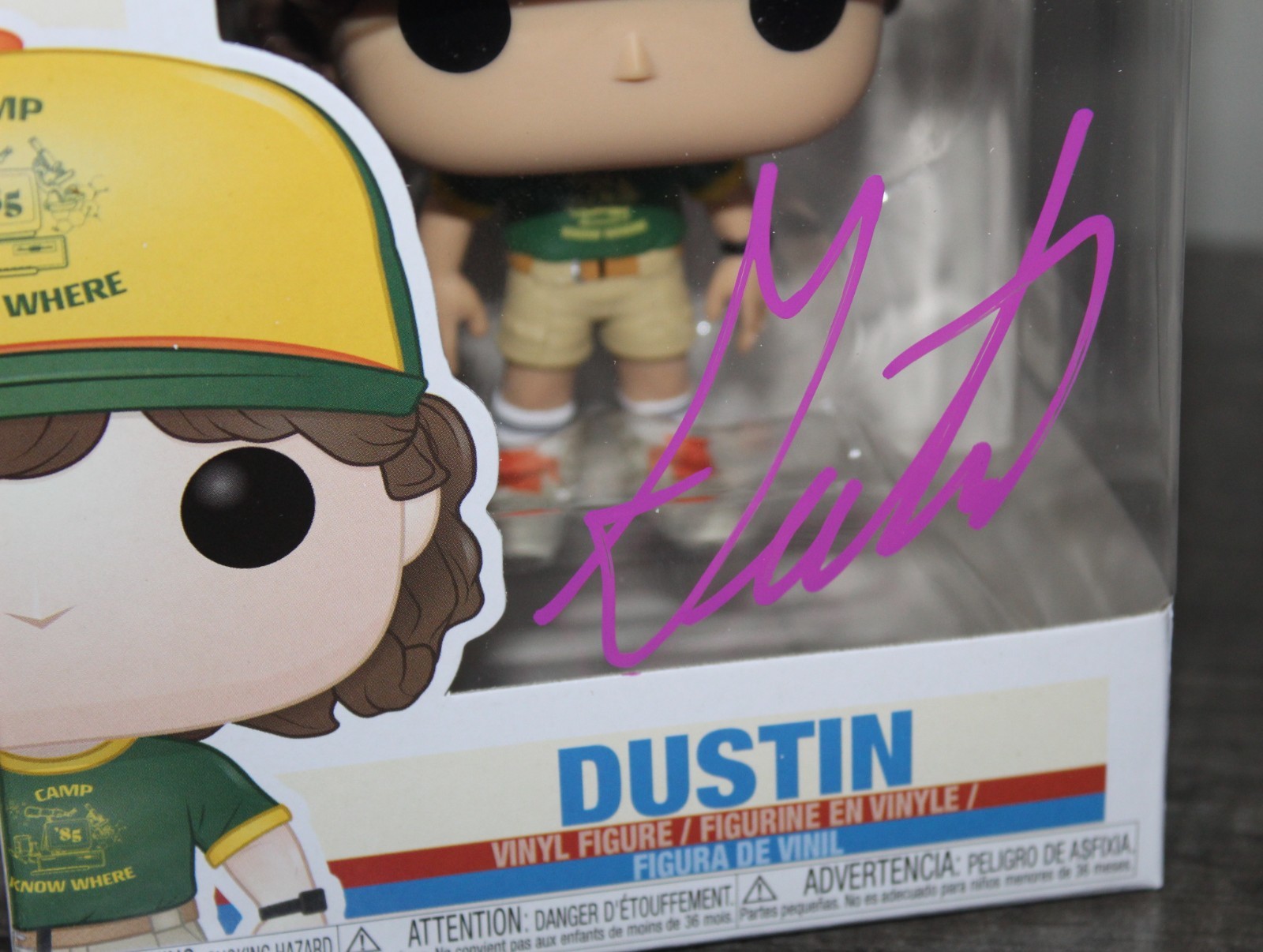 Gaten Matarazzo Signed Stranger Things Dustin Funko Pop #804 OCC COA