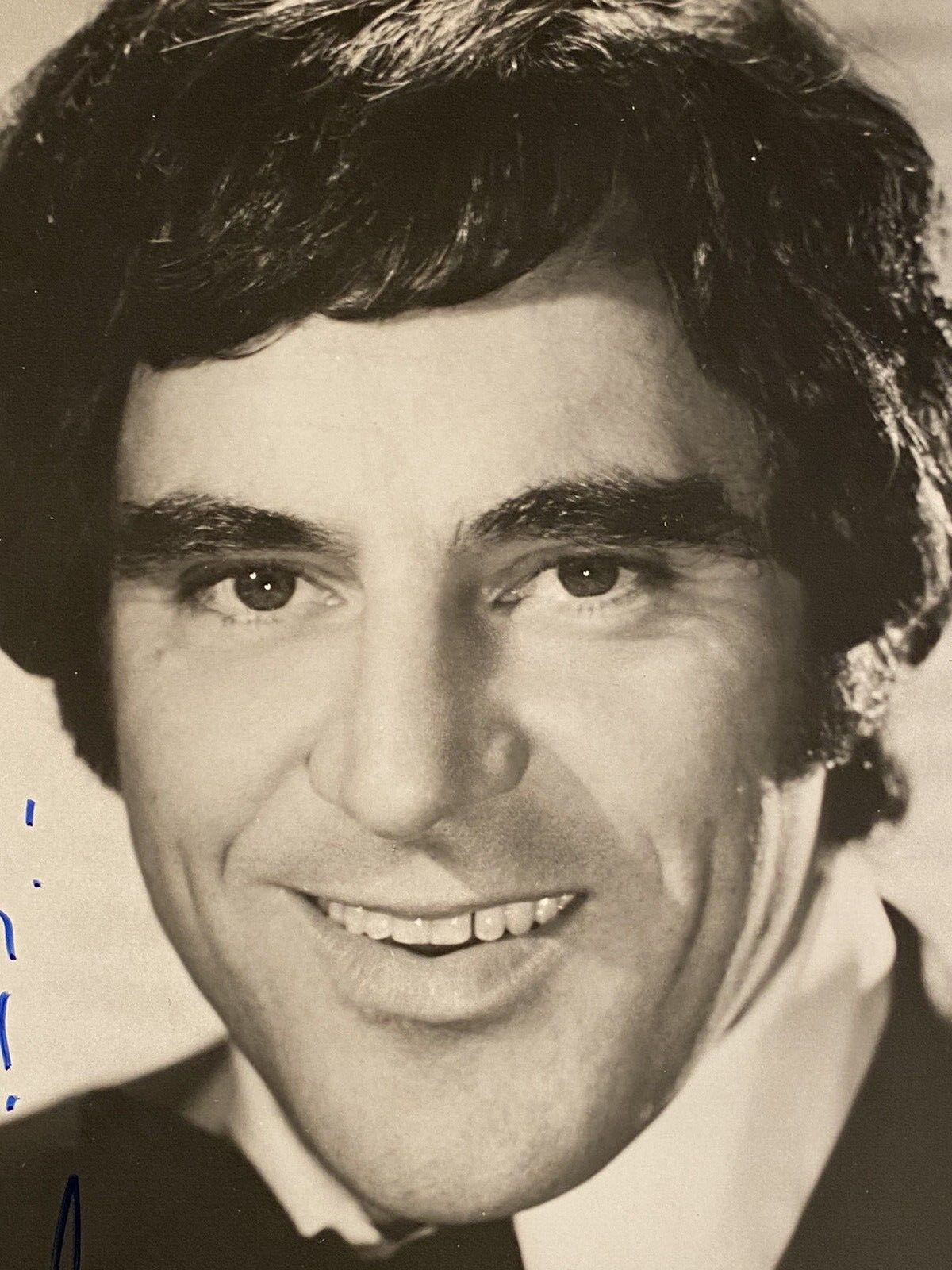 Anthony Newley Signed Dated July 1971 Autographed Photograph 8 x10 “Candy Man”