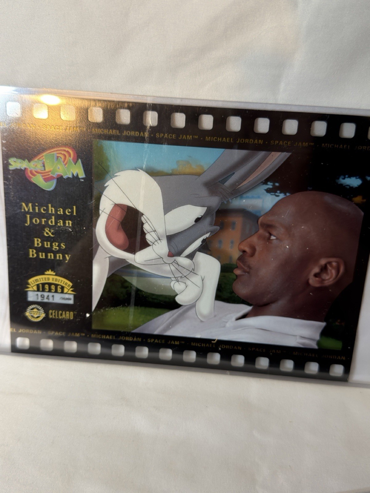 1996 Upper Deck Michael Jordan&Bugs Bunny Space Jam Cellars Card #1941 Of 50000