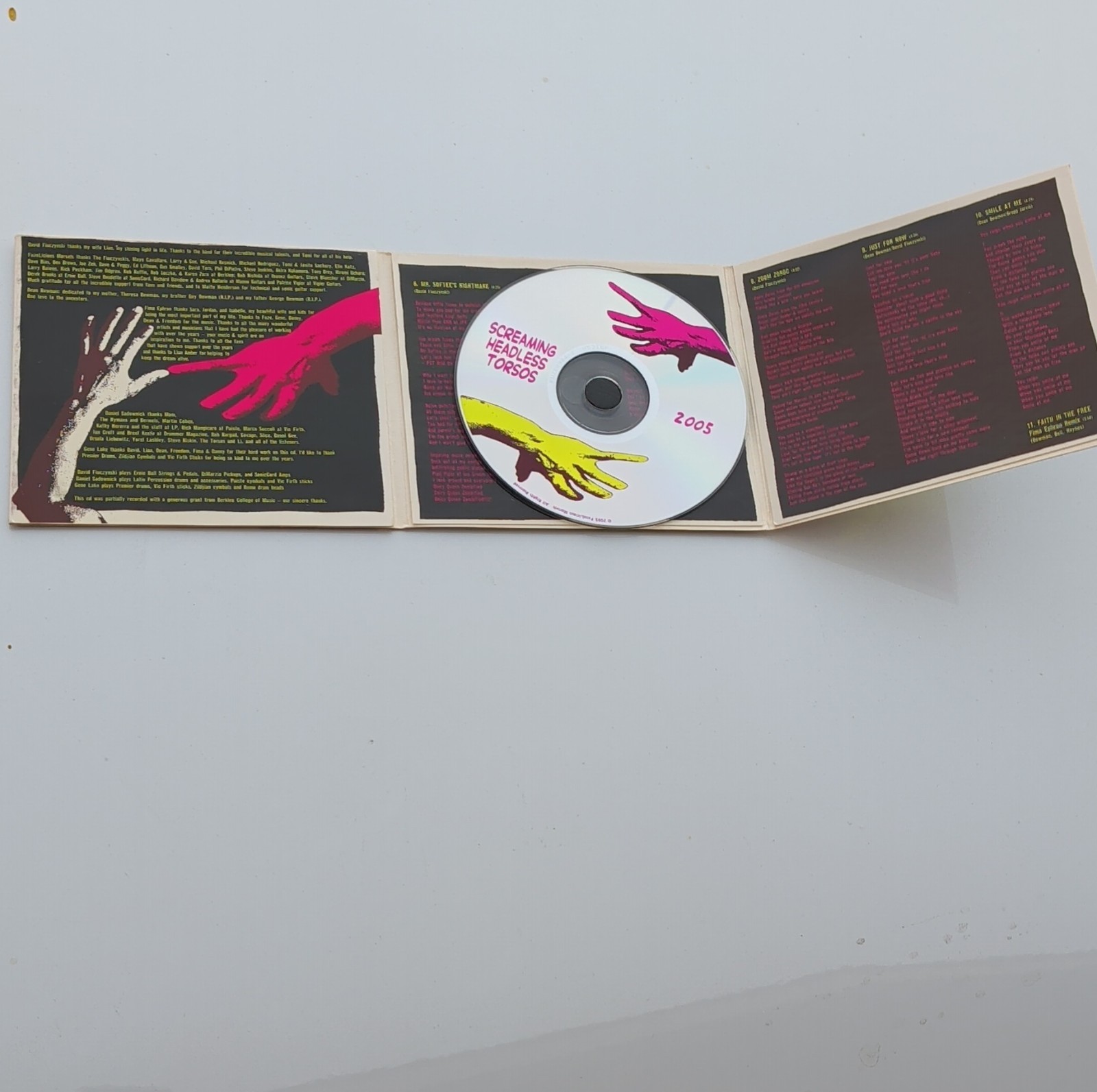 Screaming Headless Torsos 2005 Autographed Original CD & Booklet