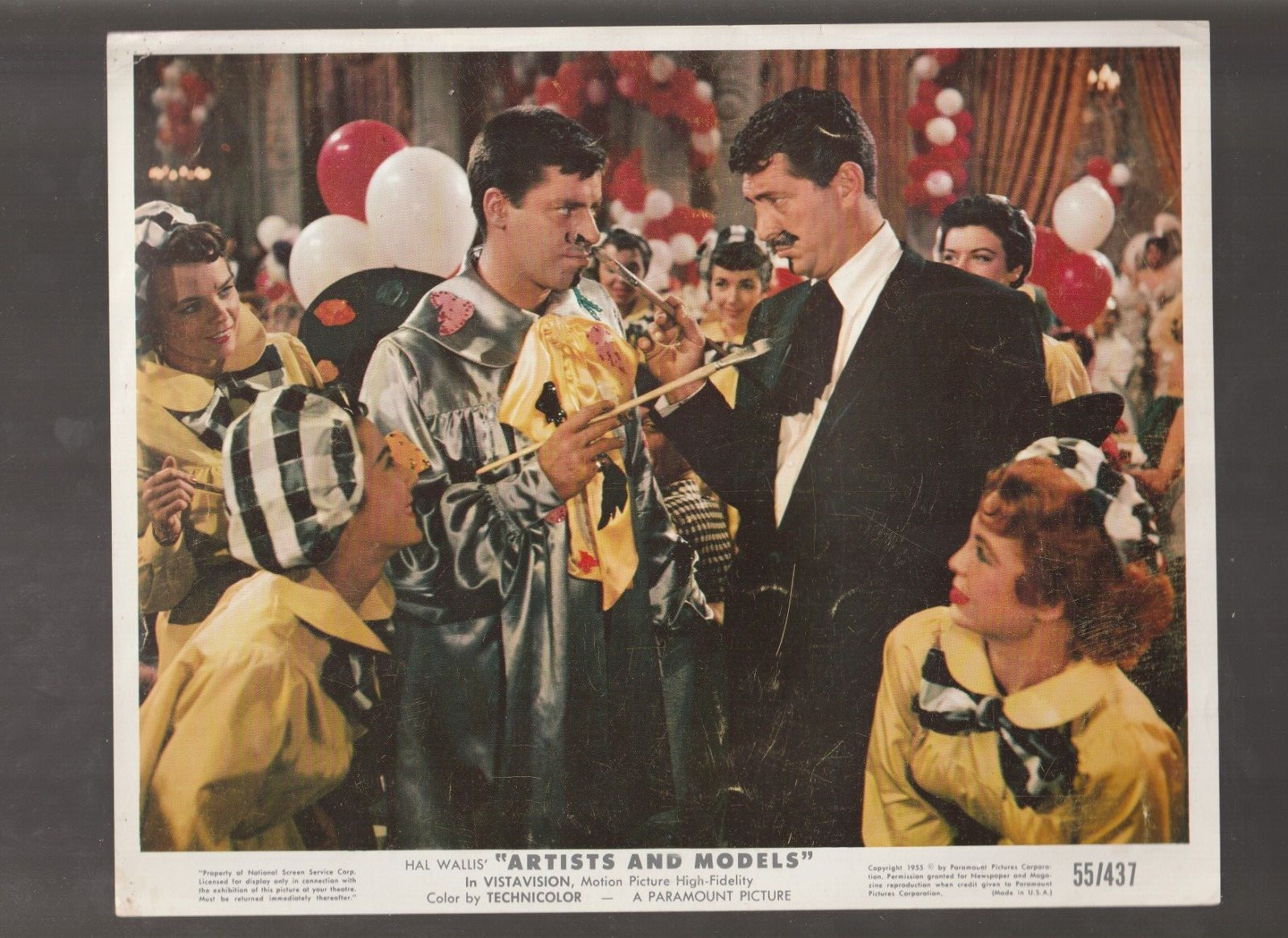 Artists and Models 8 x 10 inch promo press kit photo #1 1955 COLOR