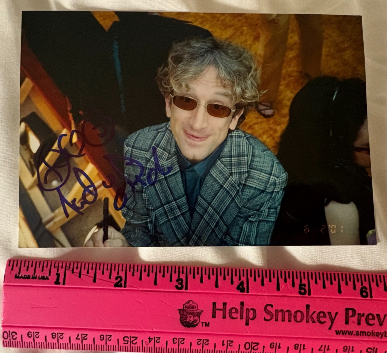 * Actor Comedian ANDY DICK AUTOGRAPH Signed Candid Color Photo from 2001