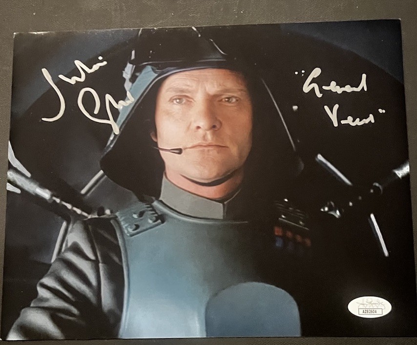 Julian Glover signed autographed Star Wars General Veers 8×10 photo Jsa