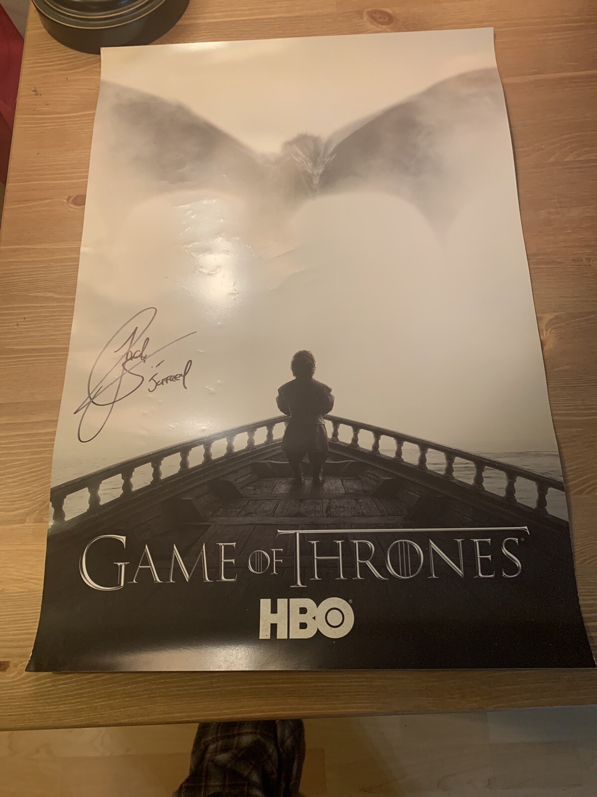 Mini Poster 13 1/2 x 20 Game Of Thrones Signed By Jack Gleeson!!!