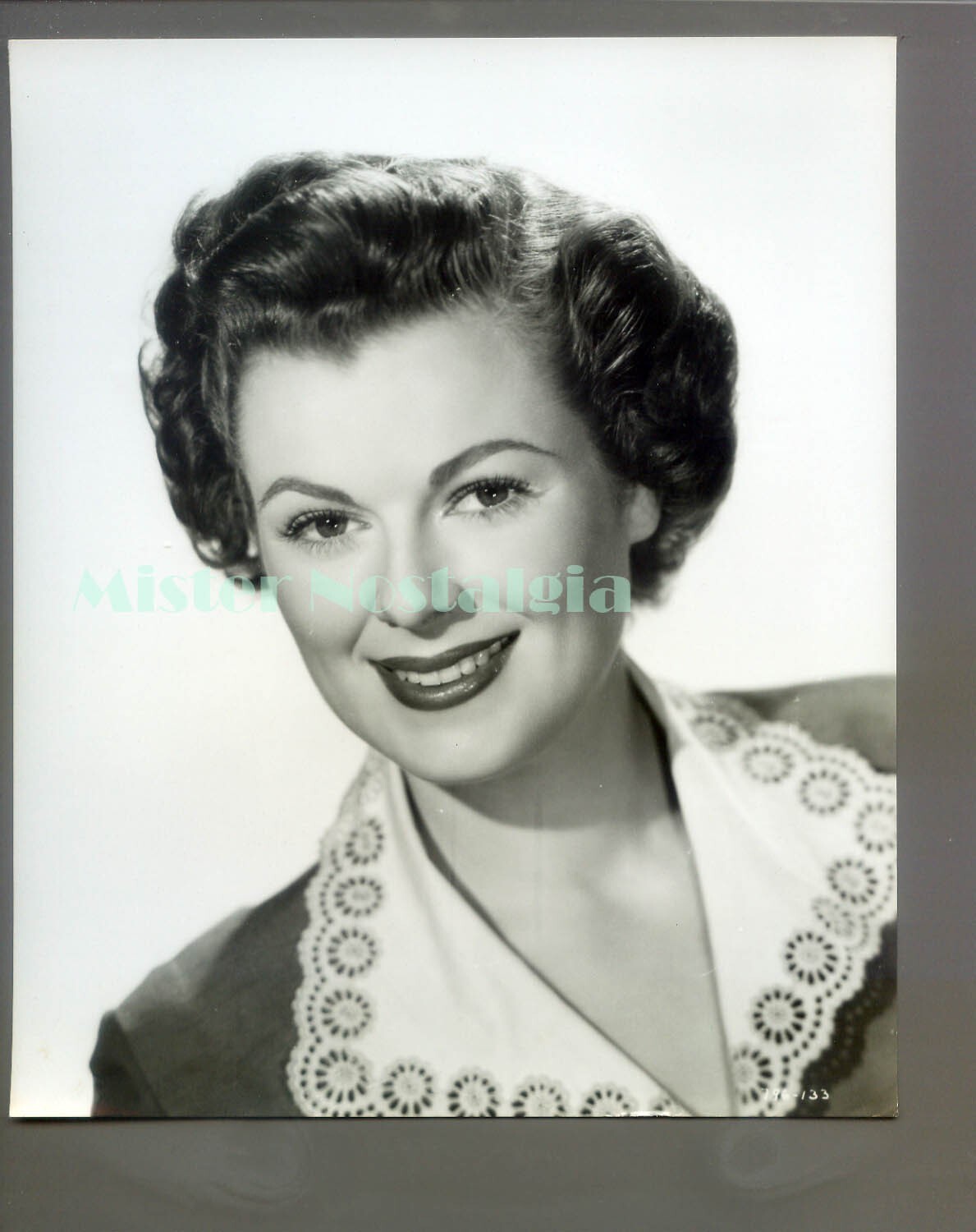 Vintage Photo 1950 lovely Barbara Hale 20th Century Fox Portrait Jackpot