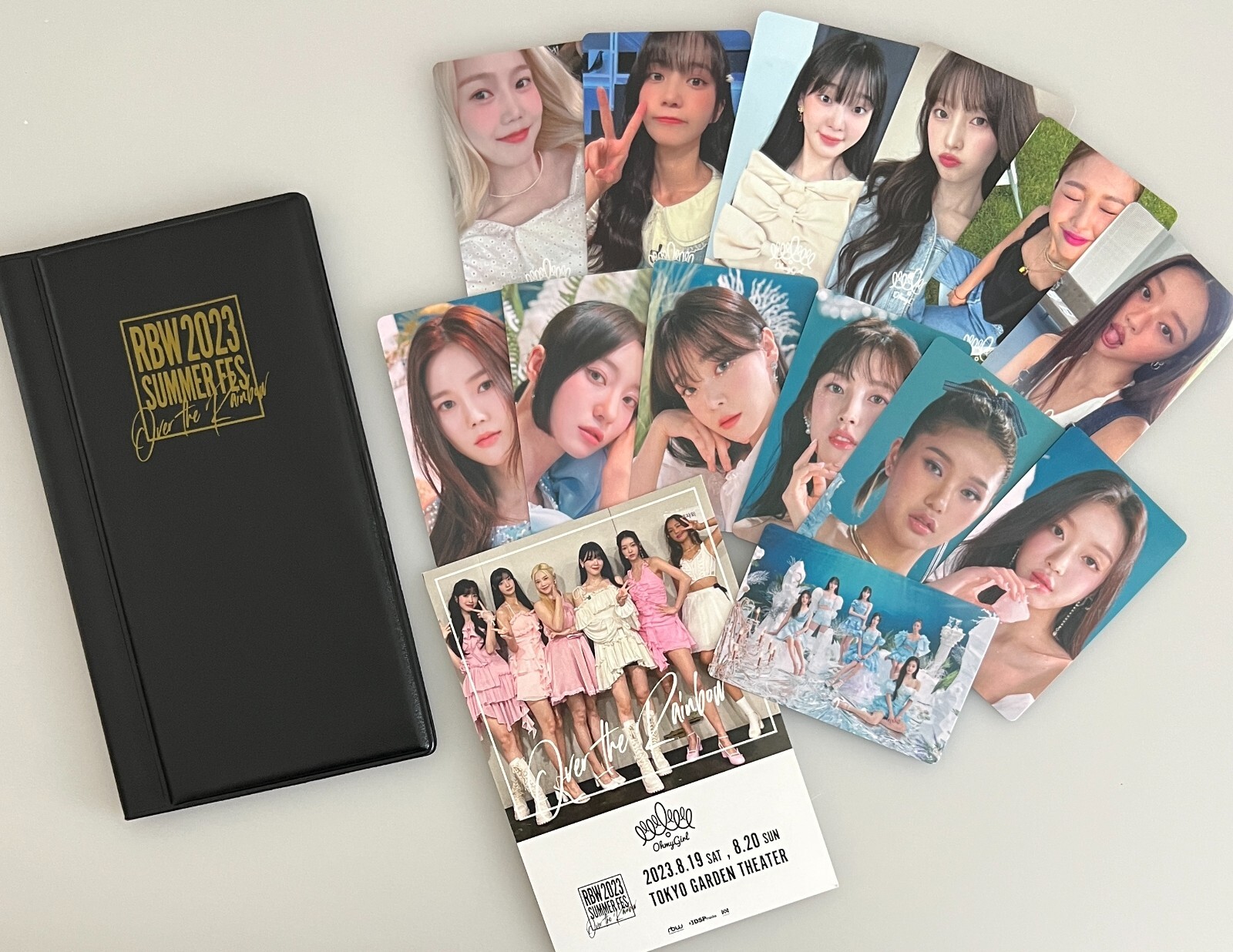 OH MY GIRL RBW Summer Fes 2023 Photocard Set+Passport+Postcard+Tower Records Set