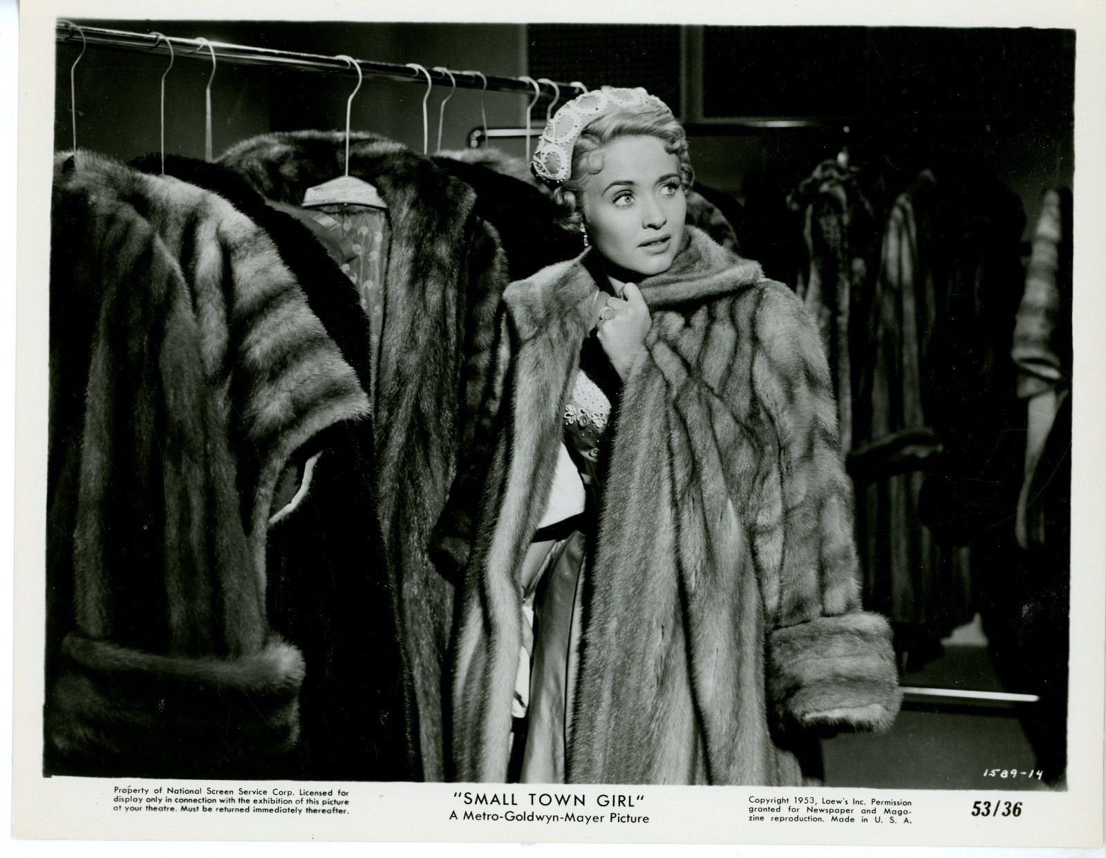 Small Town Girl (1953) 8×10 black & white publicity photo #14