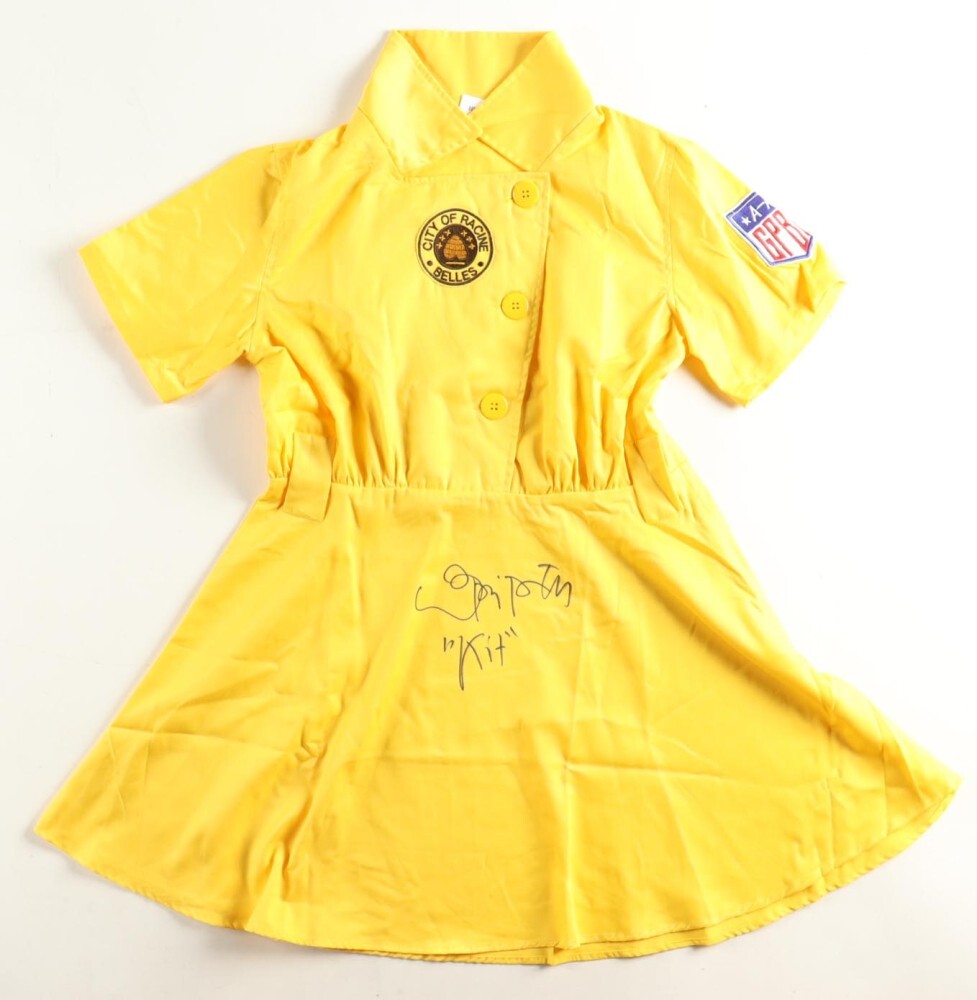 Lori Petty Signed “A League of Their Own” Racine Belles Jersey Inscribed “Kit”