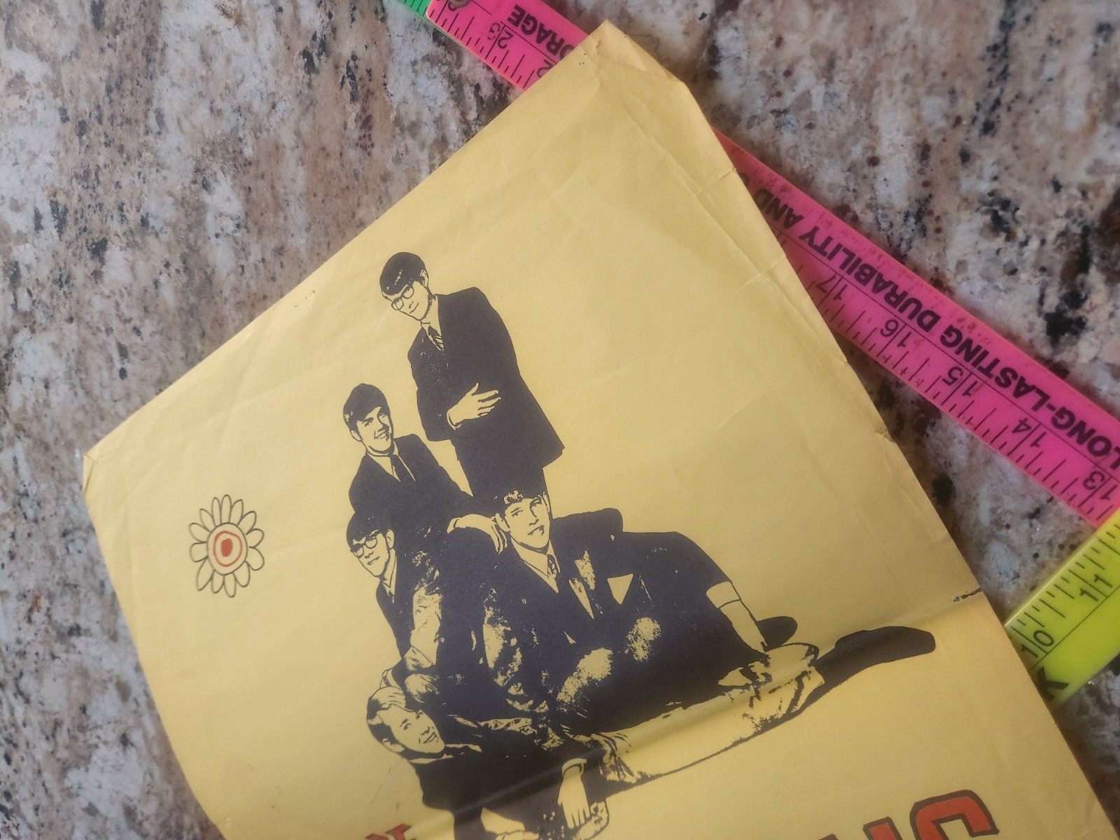 Vtg 1960s Garage Rock Band Poster – The Renditions – Midwest/Wisconsin Psych…