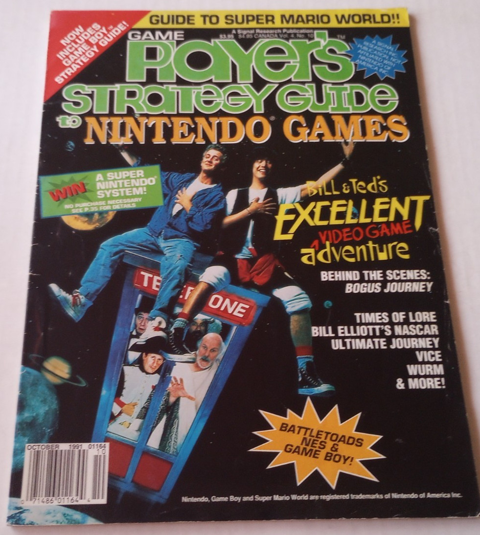 Game Players Strategy Guide For Nintendo Games October 1991 NES SNES Game Boy