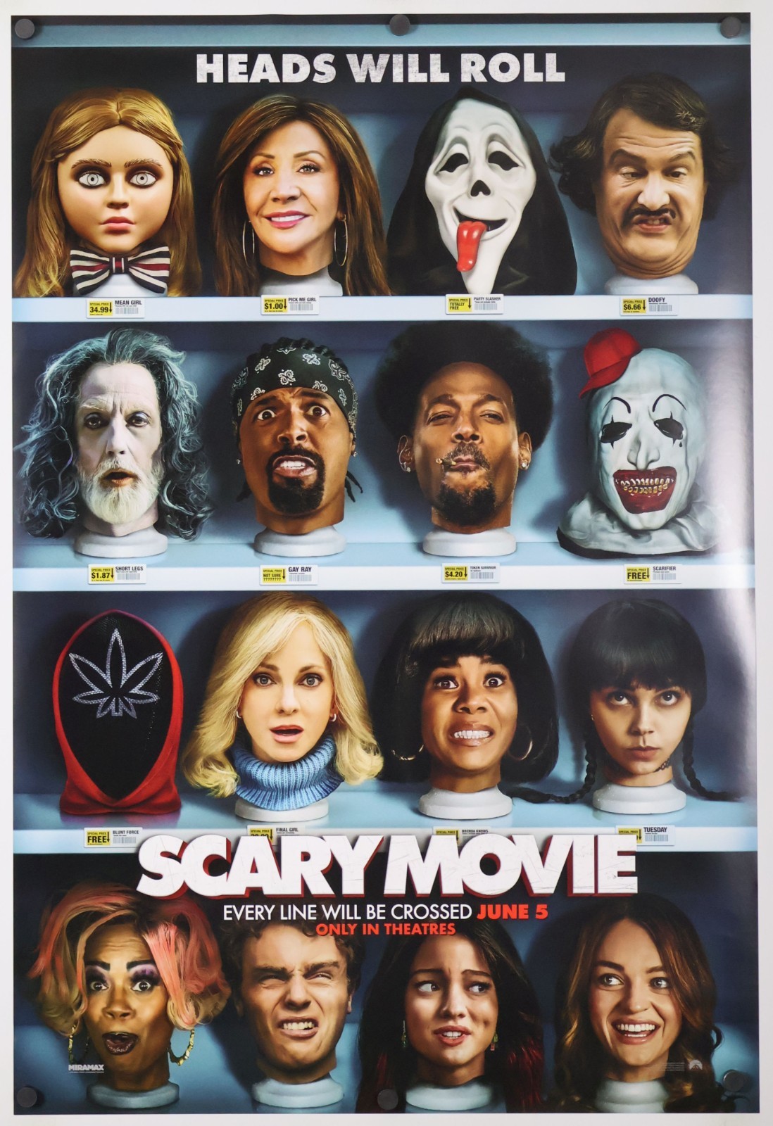 Scary Movie – original DS movie poster 27×40 D/S – 2026 Advance Horror Spoof Fav