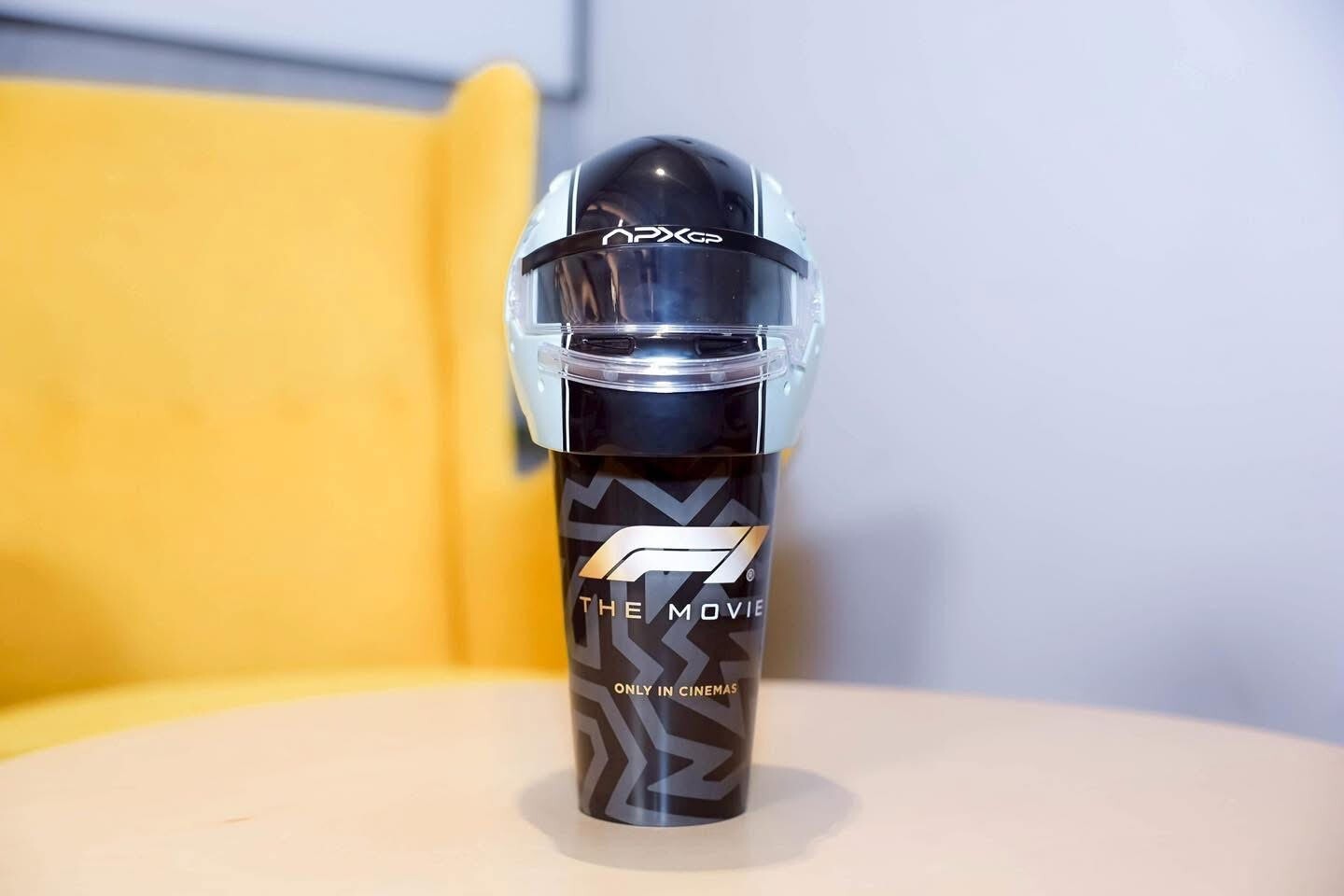 Formula 1 F1 The Movie Cup 32oz. With Helmet Topper Brand New