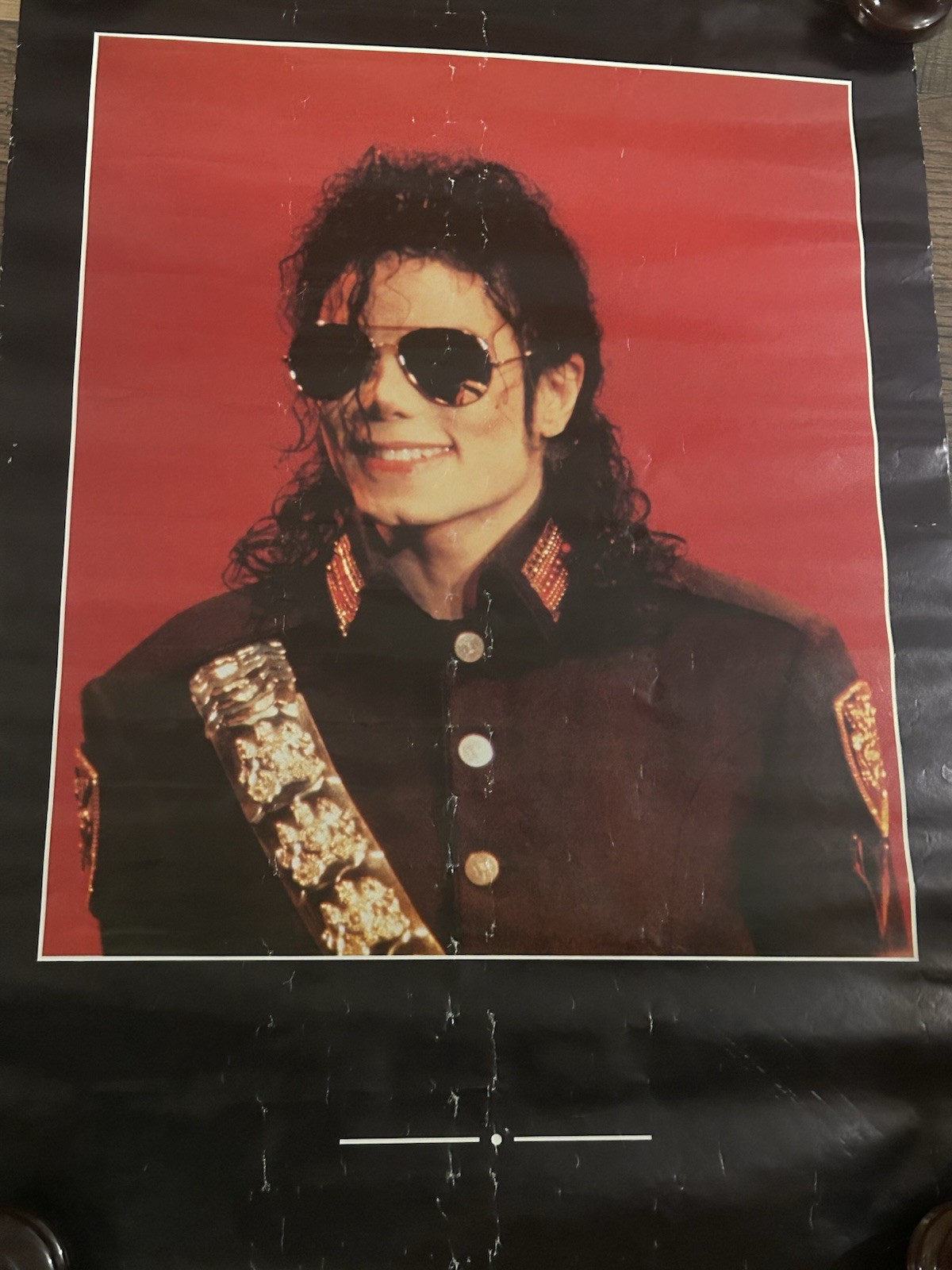 Original 1992 MICHAEL JACKSON Rolled Poster Dangerous Concert Tour, 25×35 ~ FAIR
