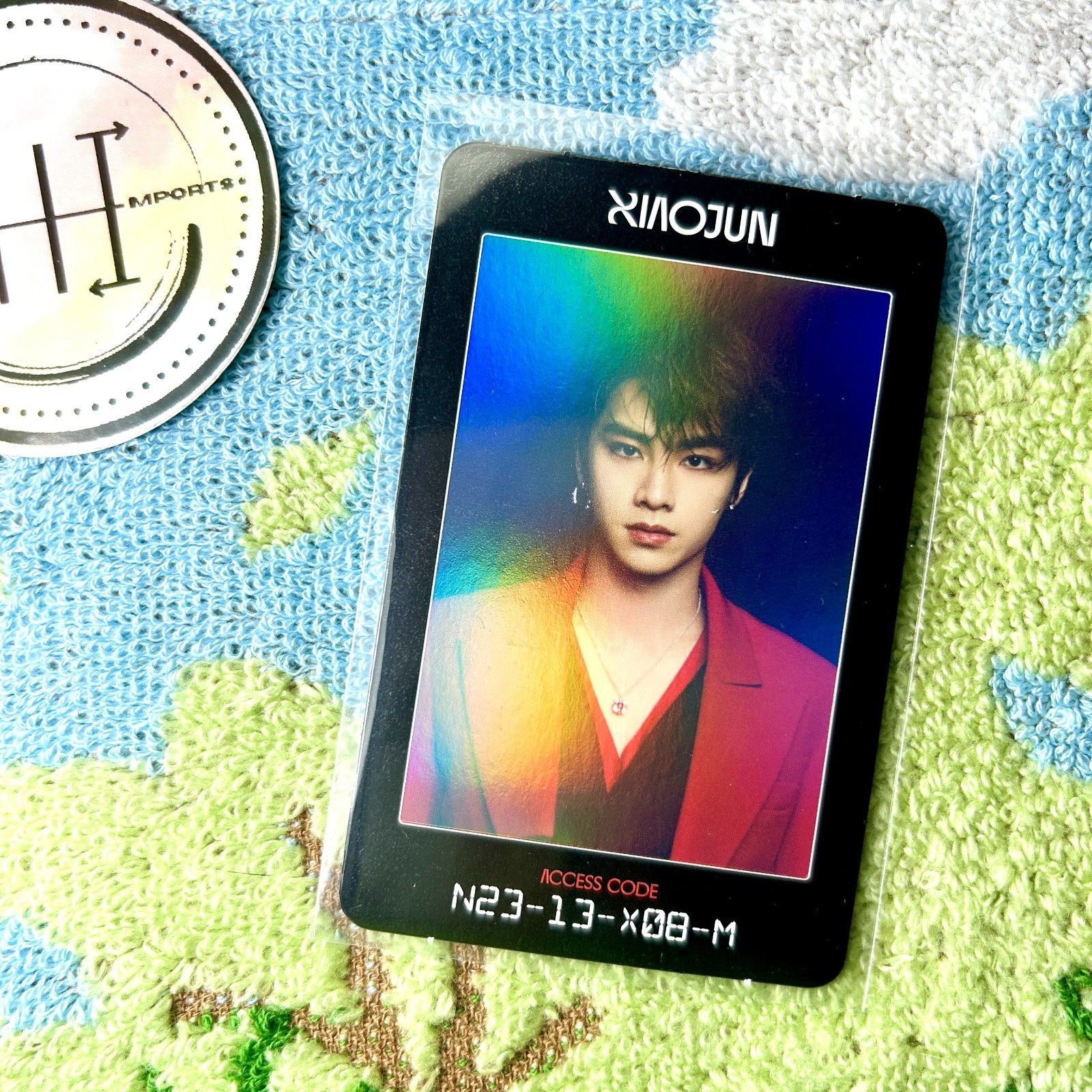NCT Resonance Xiaojun Arrival Acces Card Official Holo Photocard | Portrait Card