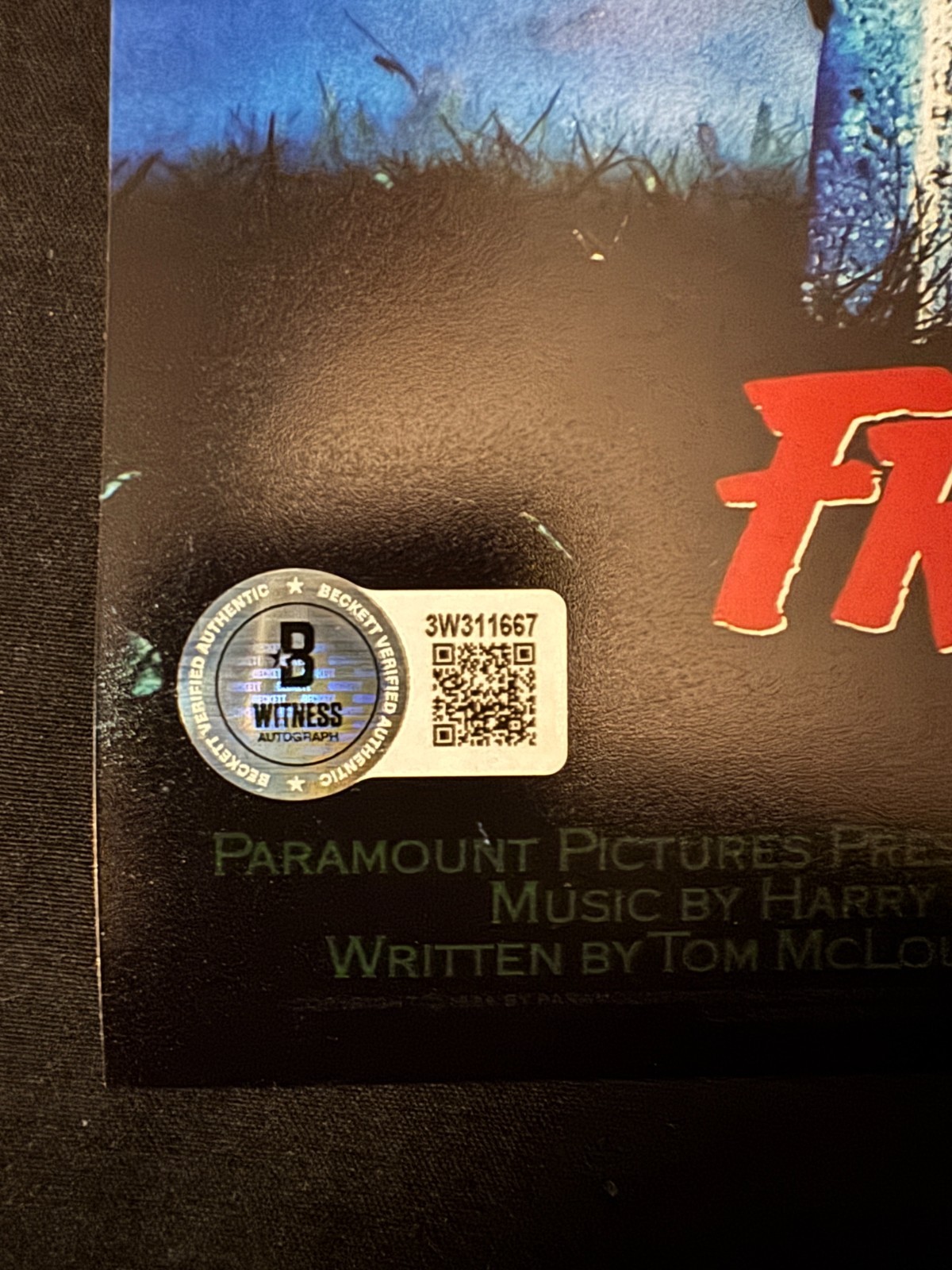 Friday the 13th Part VI signed by CJ Graham & Darcy DeMoss W/ Beckett Witnessed