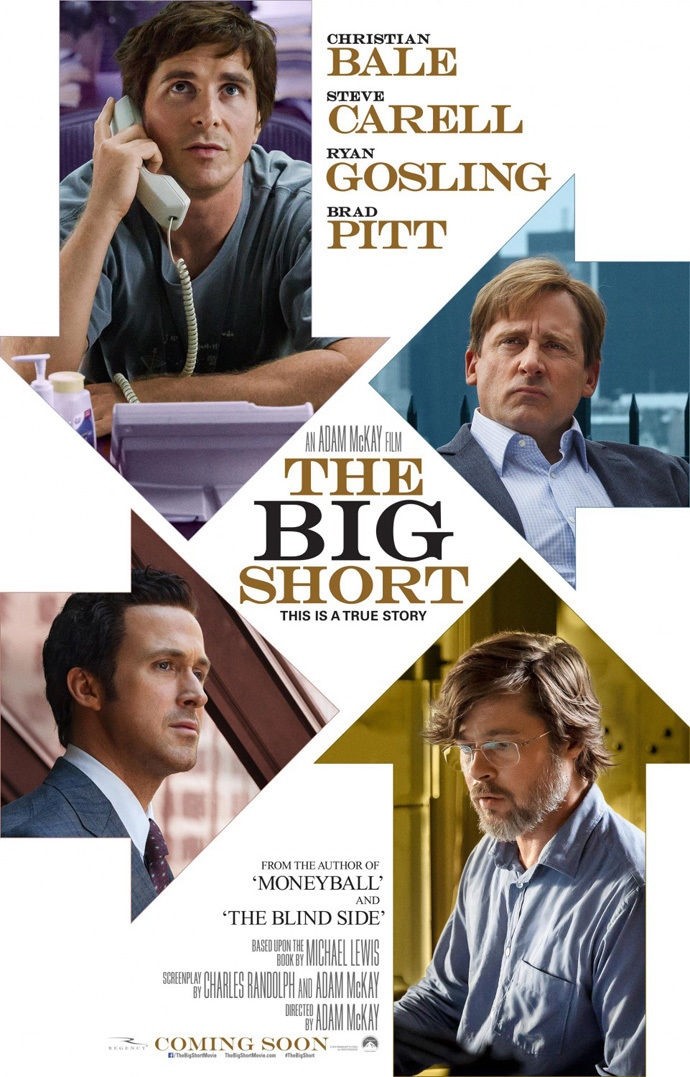 THE BIG SHORT MOVIE POSTER 1 Sided ORIGINAL MINI SHEET 11×17 S. CARELL BRAD PITT