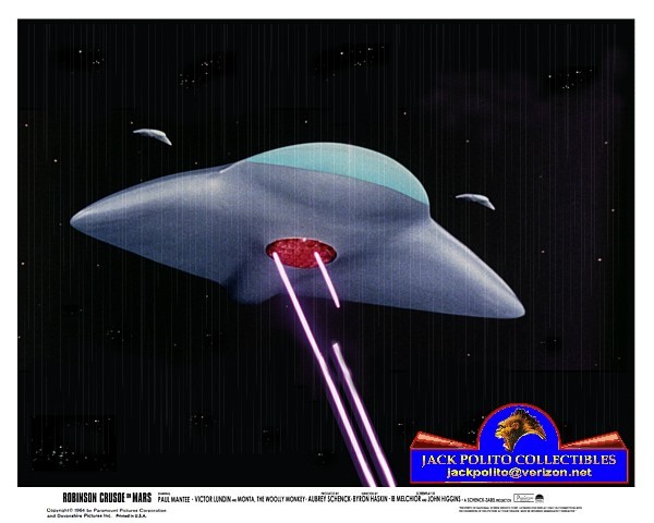 ROBINSON CRUSOE ON MARS 1964: PAUL MANTEE, VICTOR LUNDIN & ADAM WEST