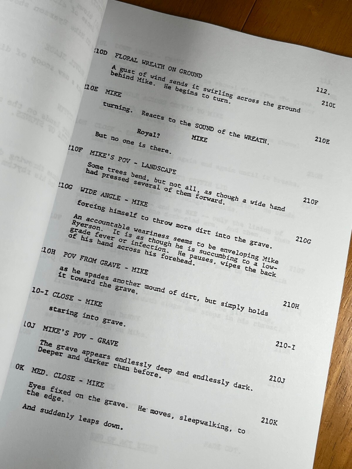 Salem’s Lot Script Signed- Autograph Reprints- 194 Pages- Salem’s Lot Miniseries
