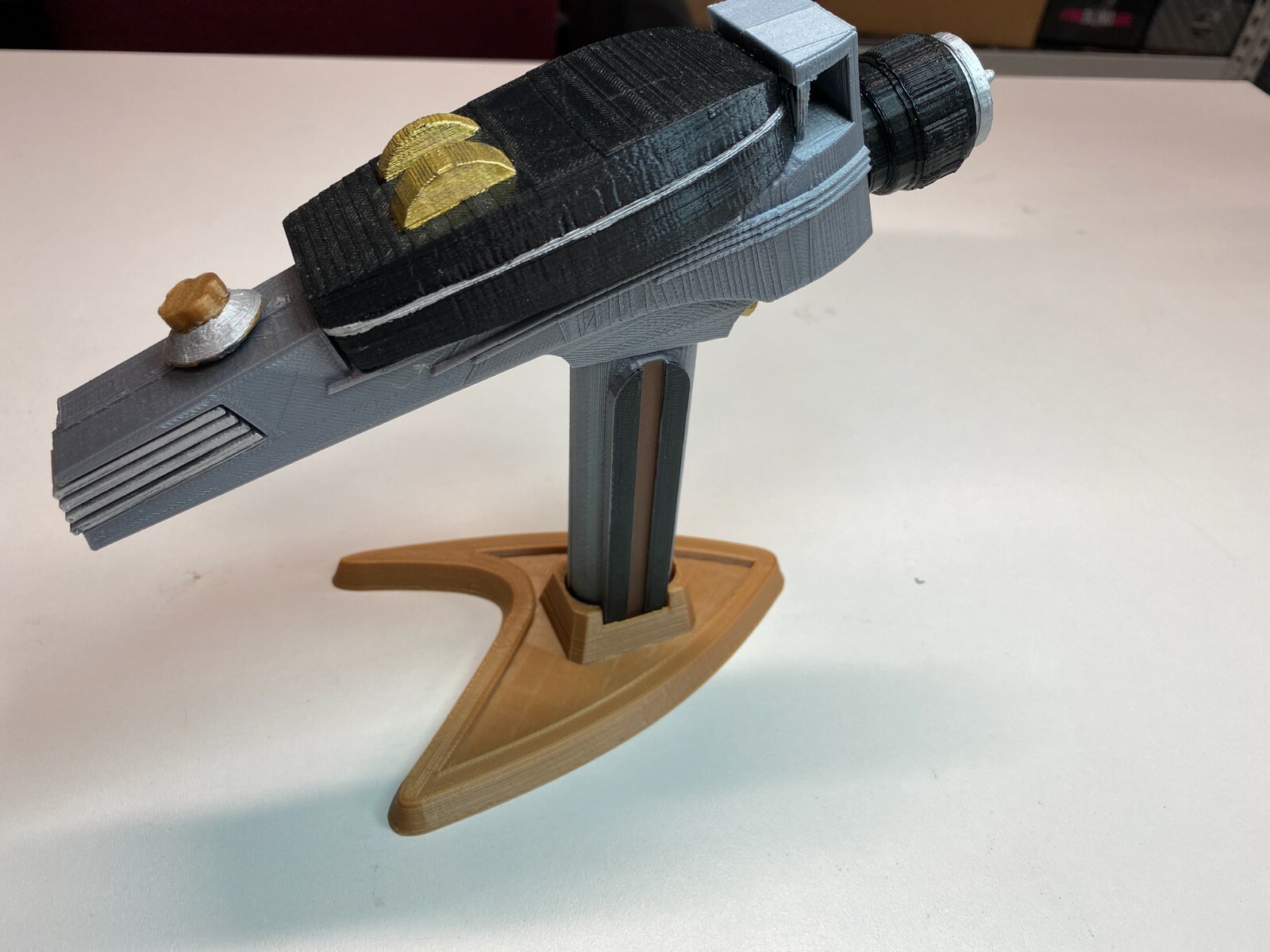 Display Stand for Star Trek Phaser Pistol prop kit