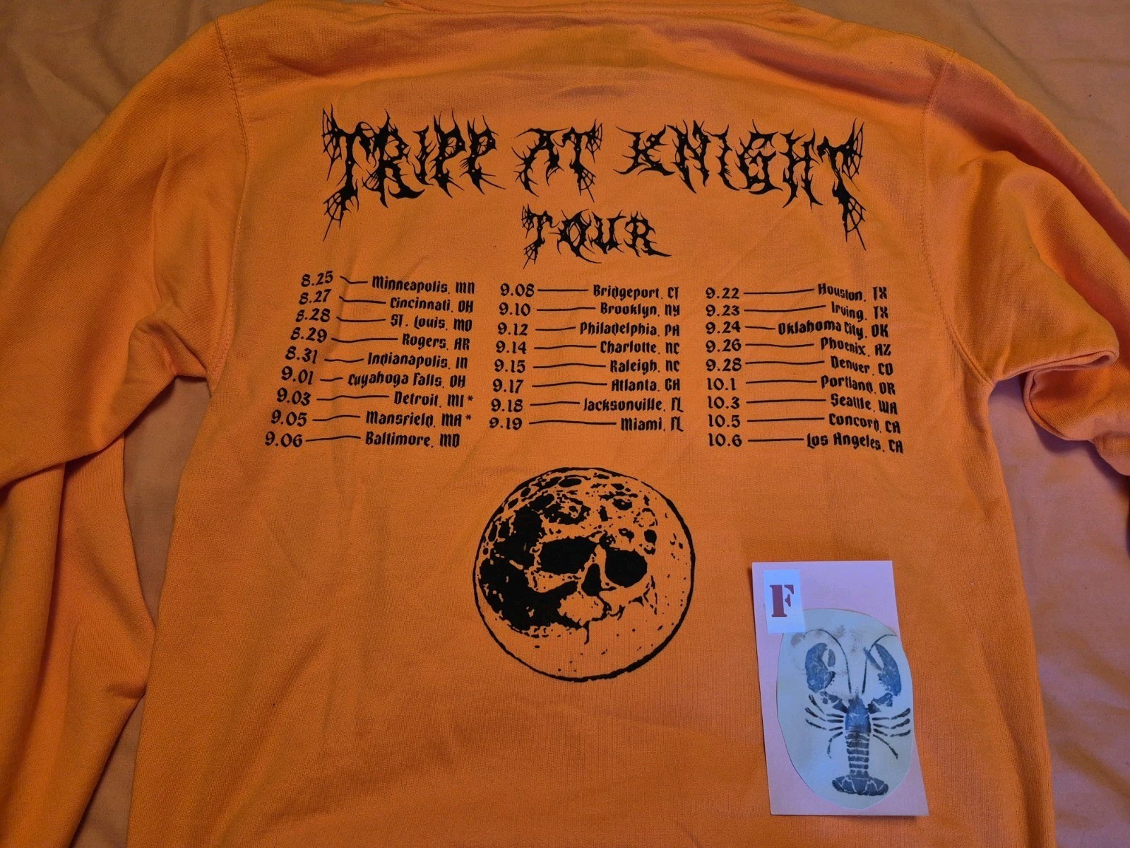 OFFICIAL TRIPPIE REDD TOUR MERCH 1400 S – XL HOODIES SHEISTY SKI MASK CLOCK NWOT