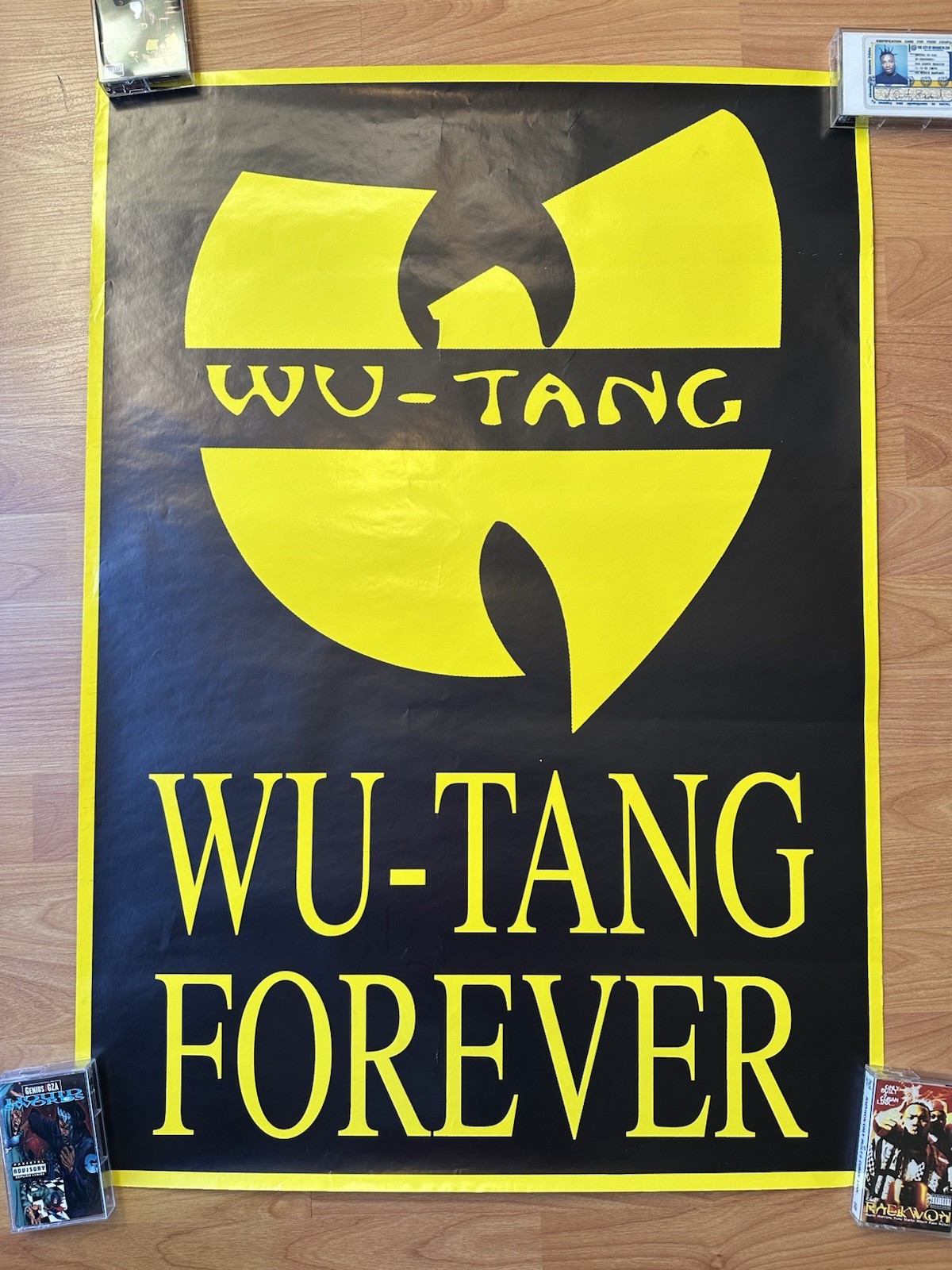 OG 90s Wu-Tang Forever Promo Poster 24″X 33.5″ | Wu-Tang Clan Rza Gza ODB U-God