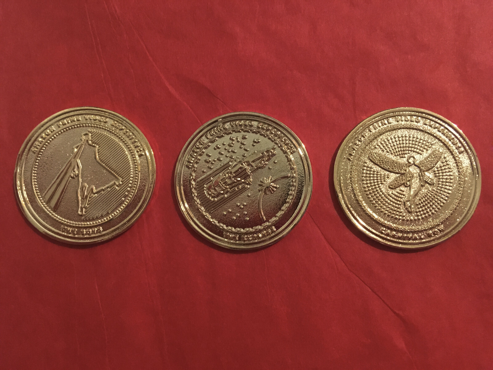 Amazon Prime SDCC Gold Coin Set (The Expanse/The Boys/Carnival Row) – MINT