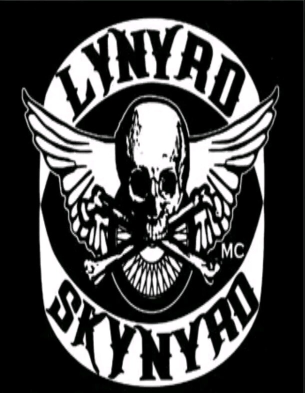 4″ x 5″ BW LYNYRD SKYNYRD BUMPER STICKER