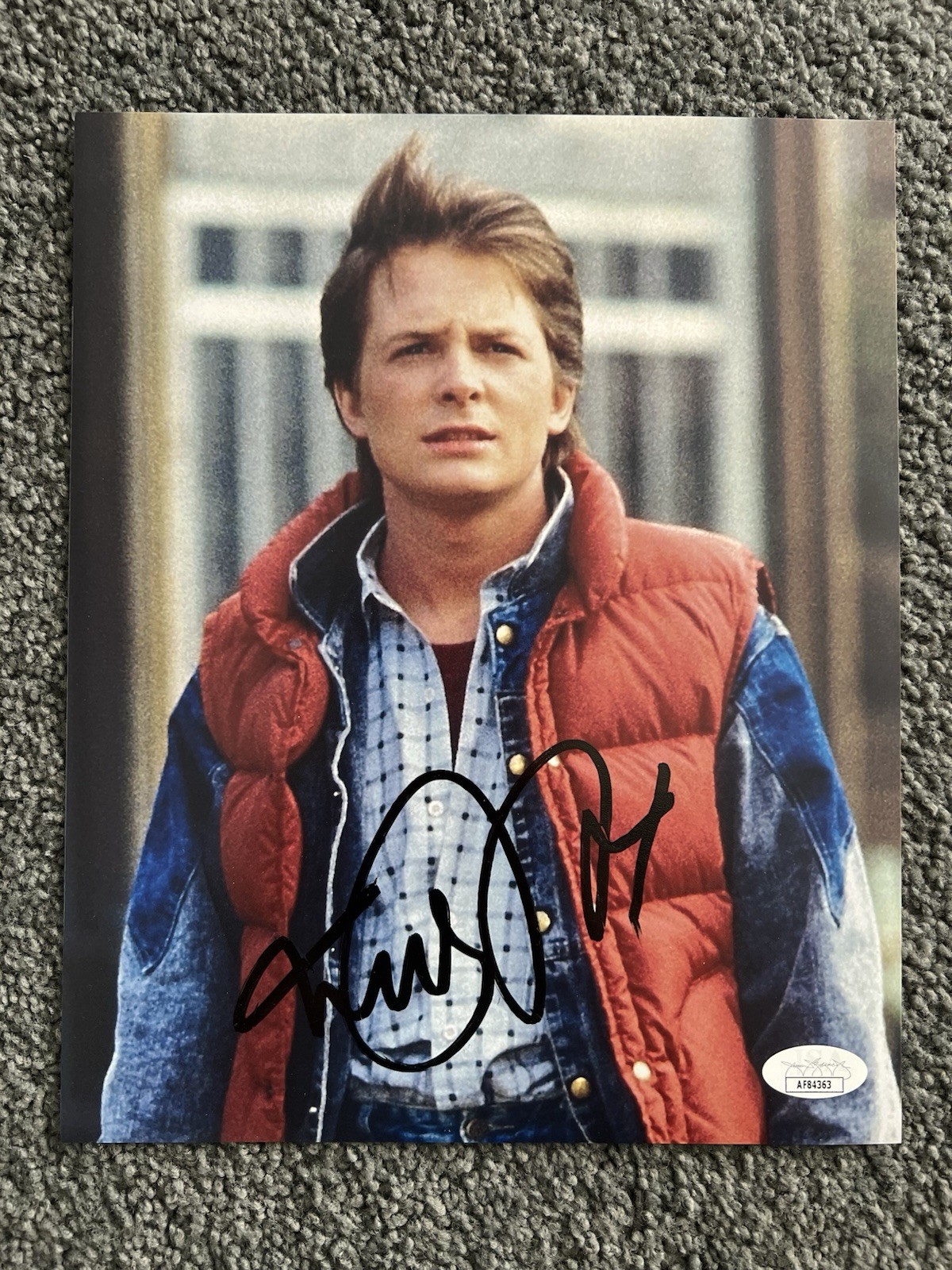 Michael J Fox Signed JSA COA Autographed 8X10 Back To The Future Photo Auto