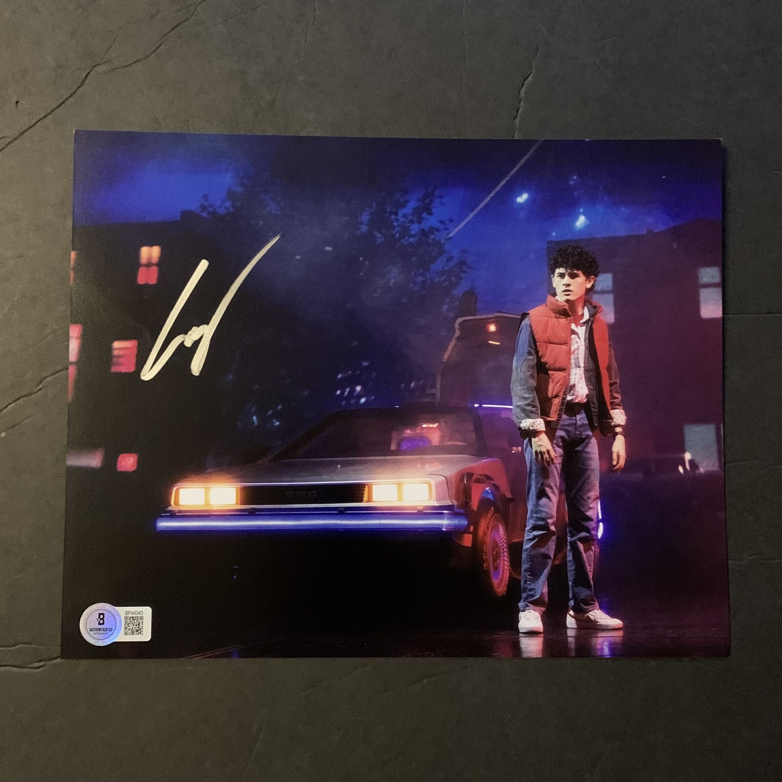 Casey Likes Signed Back To The Future Broadway Marty 8×10 Photo Beckett BAS B