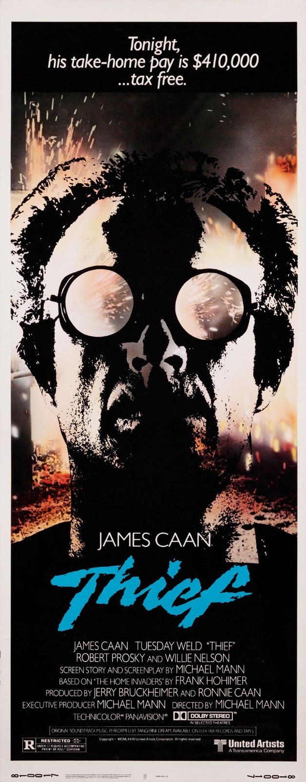 Thief (1981) Framed Criterion Collection Poster Essay – Michael Mann James Caan