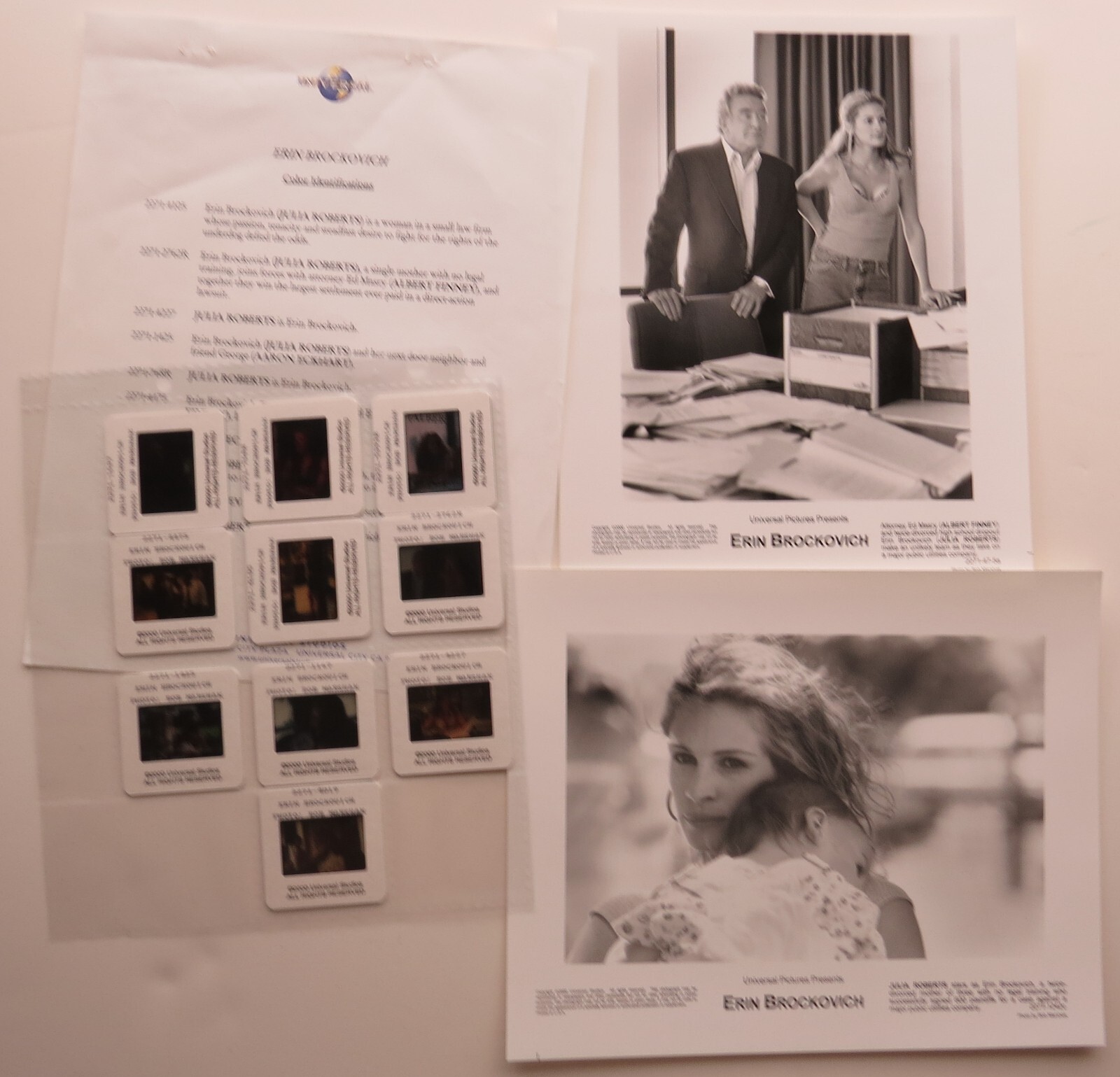 COLOR 35mm Slide ERIN BROCKOVICH Julia ROBERTS Movie PRESS KIT Photo STILLS